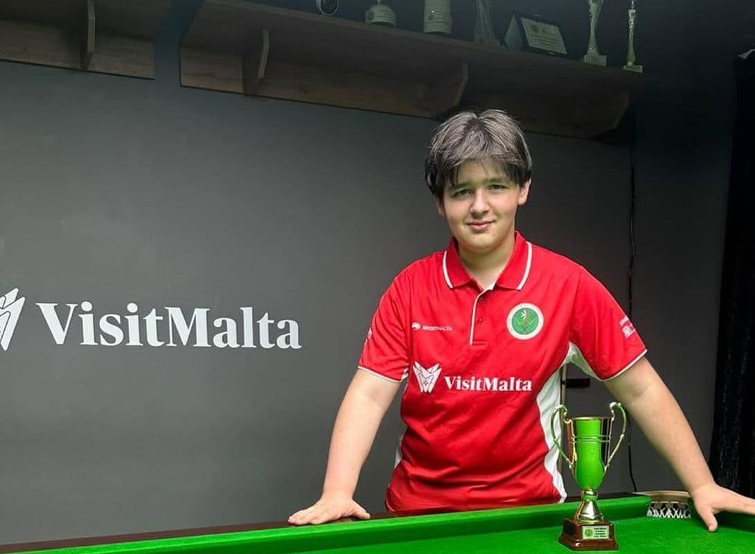 Caiden Casha returns from Reading before claiming U16 national title