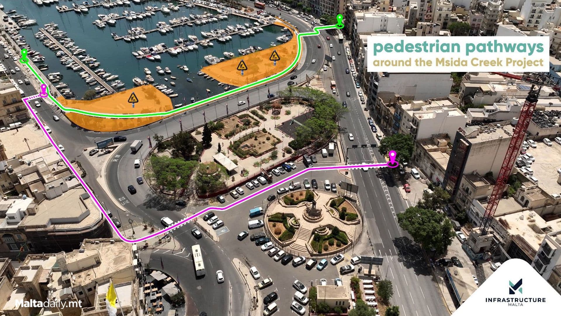 Over 214 Trees In Msida Public Garden As Part Of Creek Project