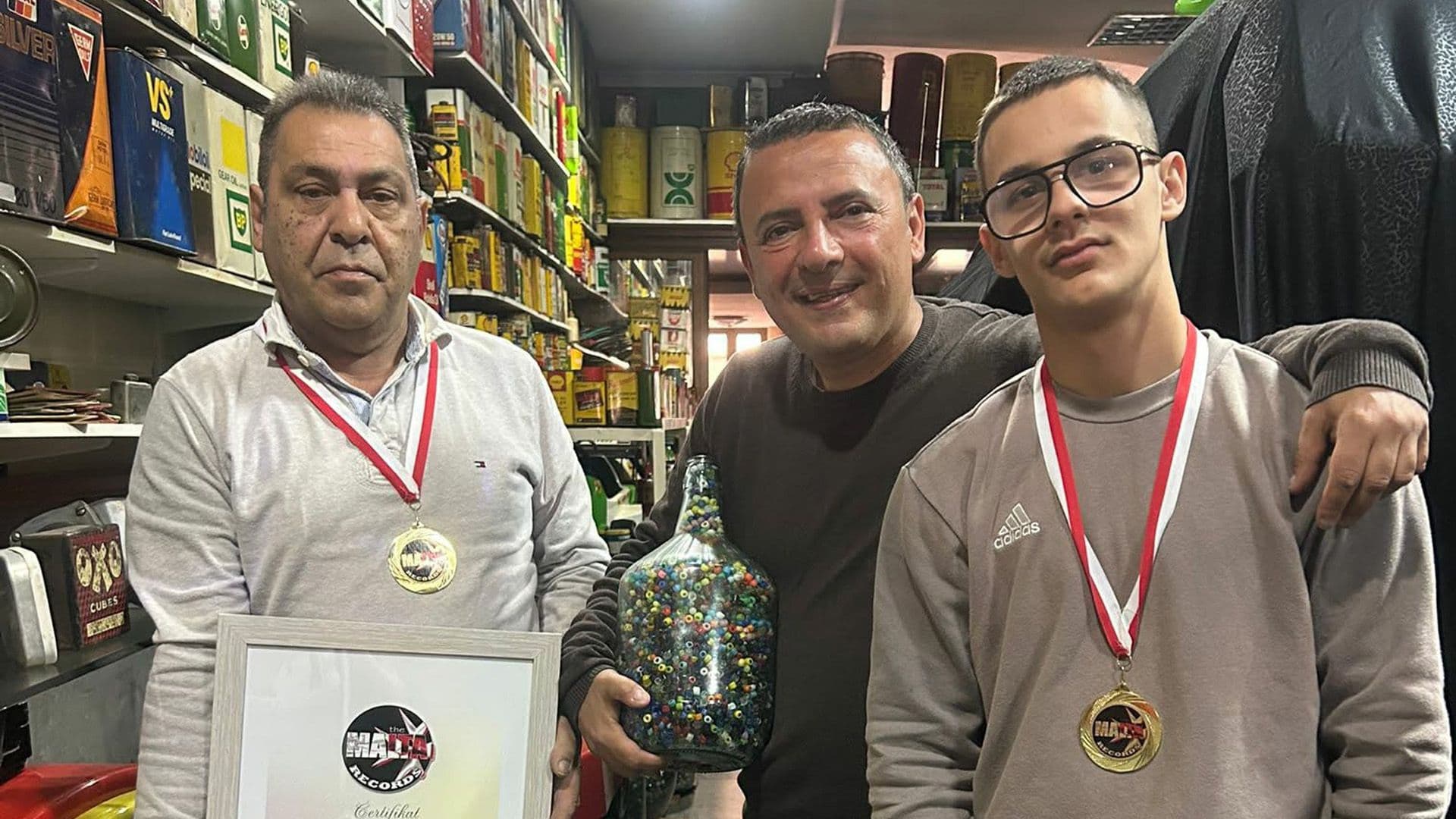 Two Malta Records For Biggest Glass Marble & Bead Collection