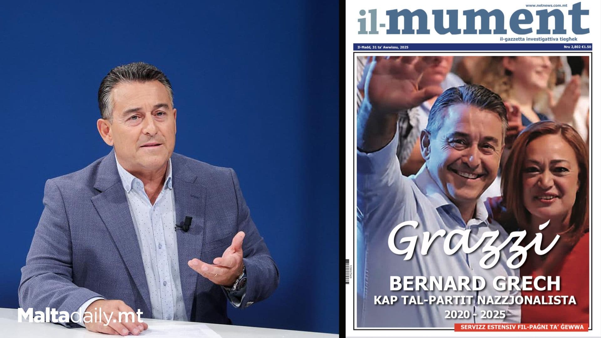 Bernard Grech Thanks Public In His Last Week As PN leader