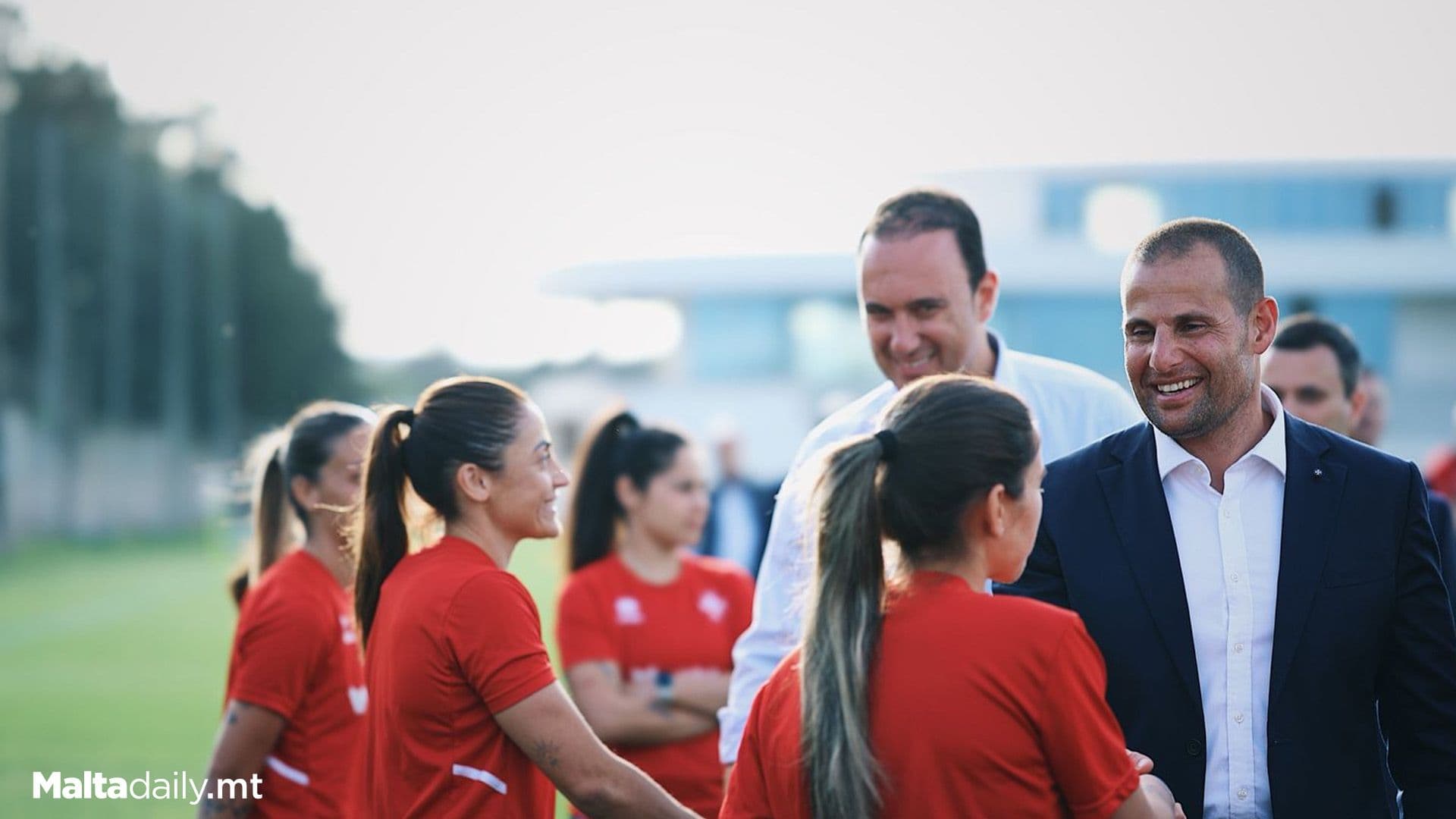 PM Visits Ongoing Works At Ta’ Qali National Football Centre