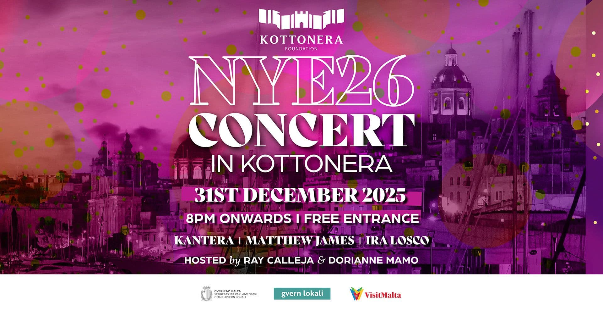 Cottonera Set For A Spectacular NYE26 Celebration!