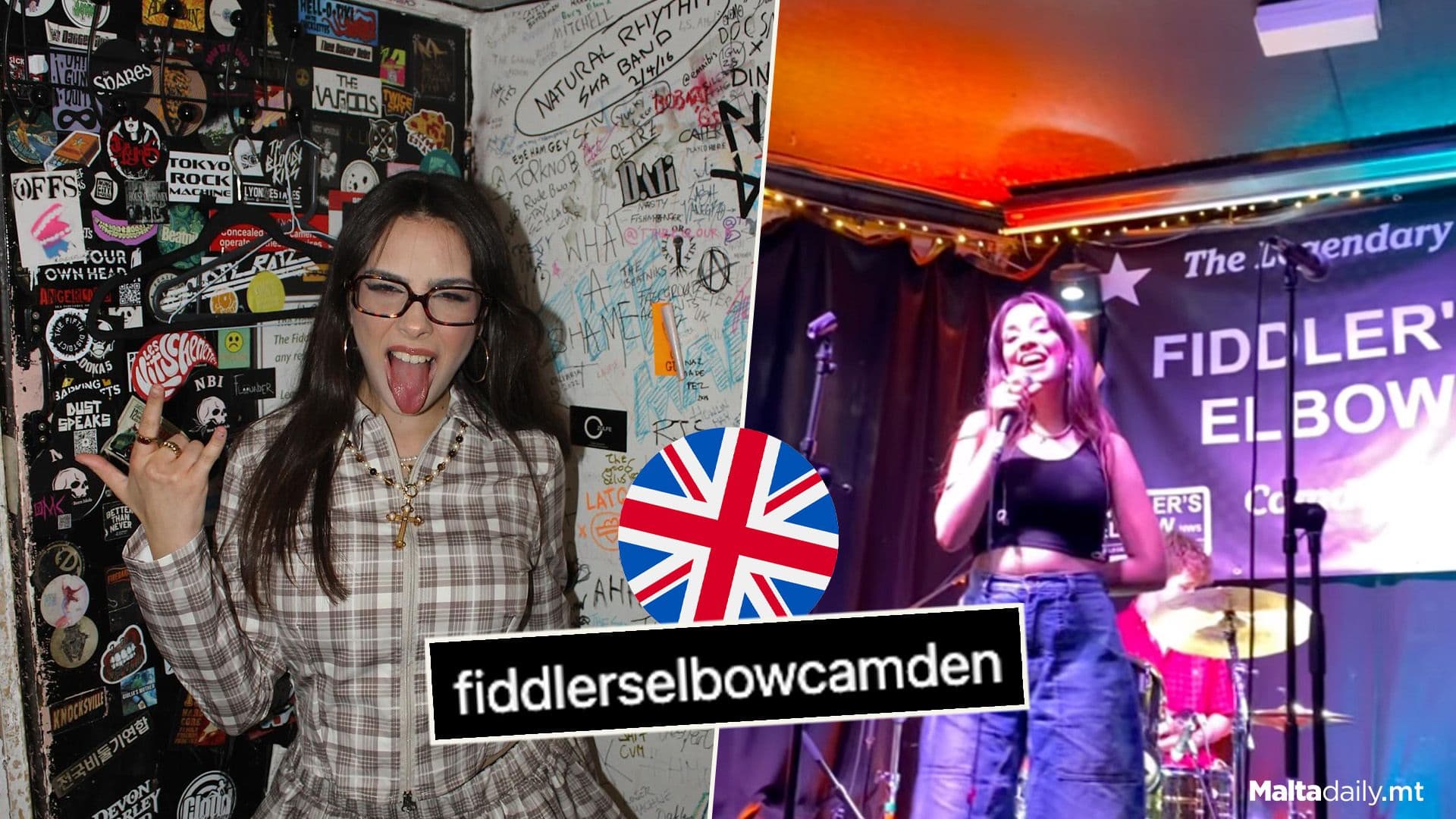 Megan May Performs In Camden, London’s ‘The Fiddler’s Elbow’
