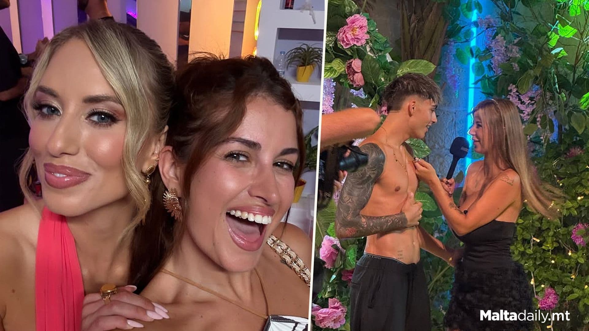 Love Island Malta Hosts Link Up At Finale