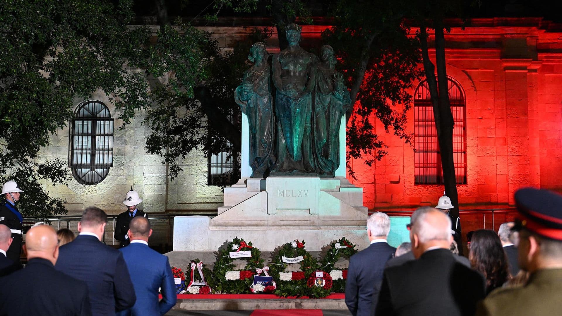 Wreath Laying Ceremony Held At Valletta’s Great Siege Monument