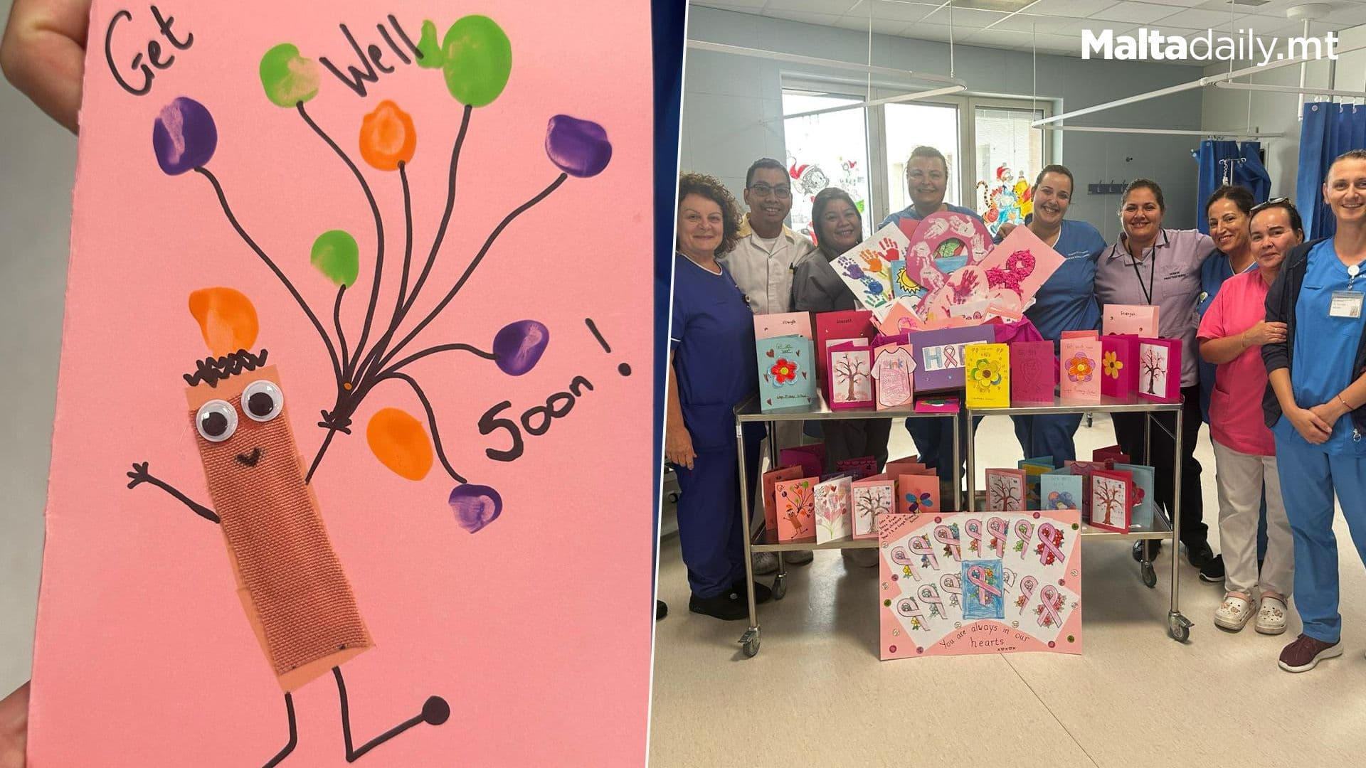 Luqa Primary Students Create Heartfelt Cards For Sir Anthony Mamo Oncology Centre Patients
