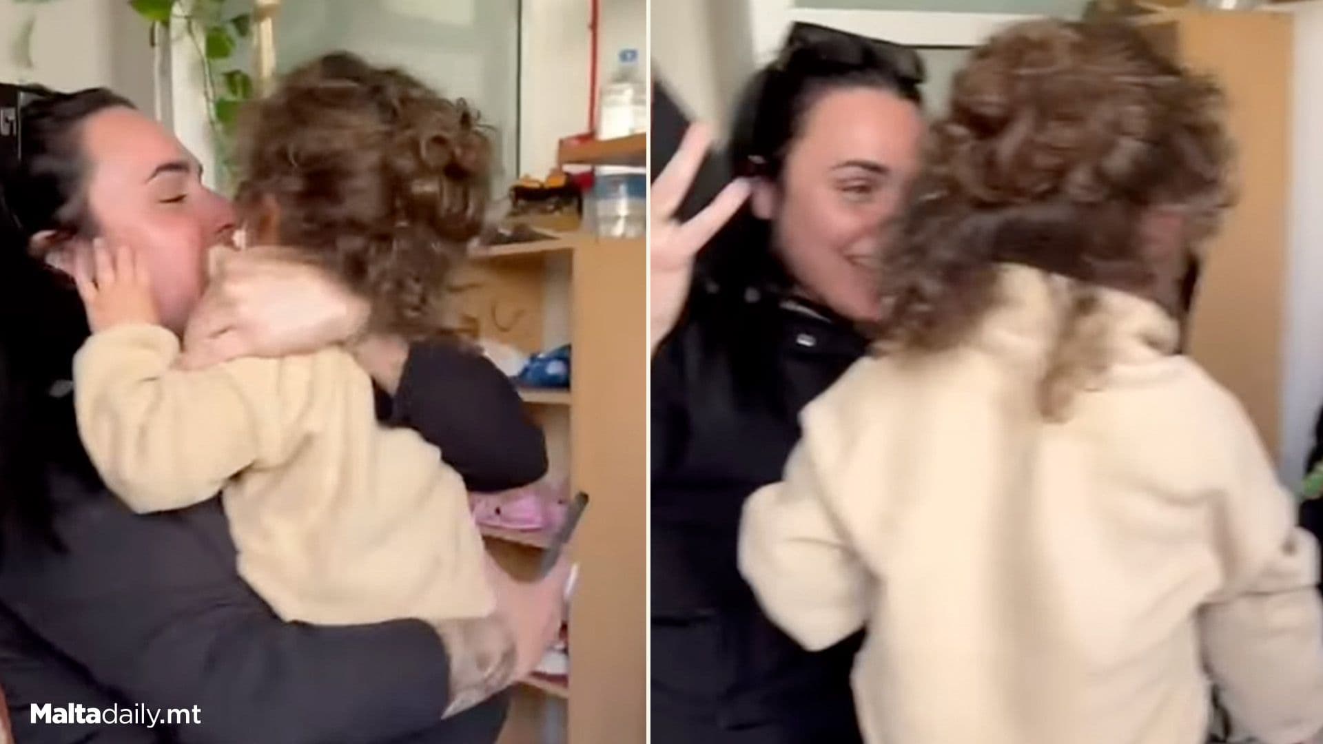 Chanelle Surprises Niece With School Pick Up