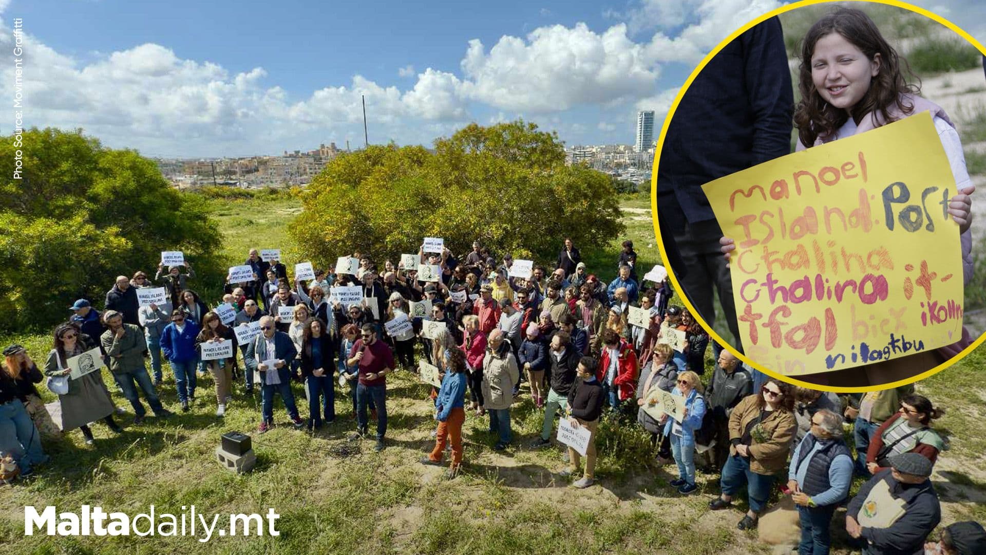 Moviment Graffitti Launches Campaign To Save Manoel Island