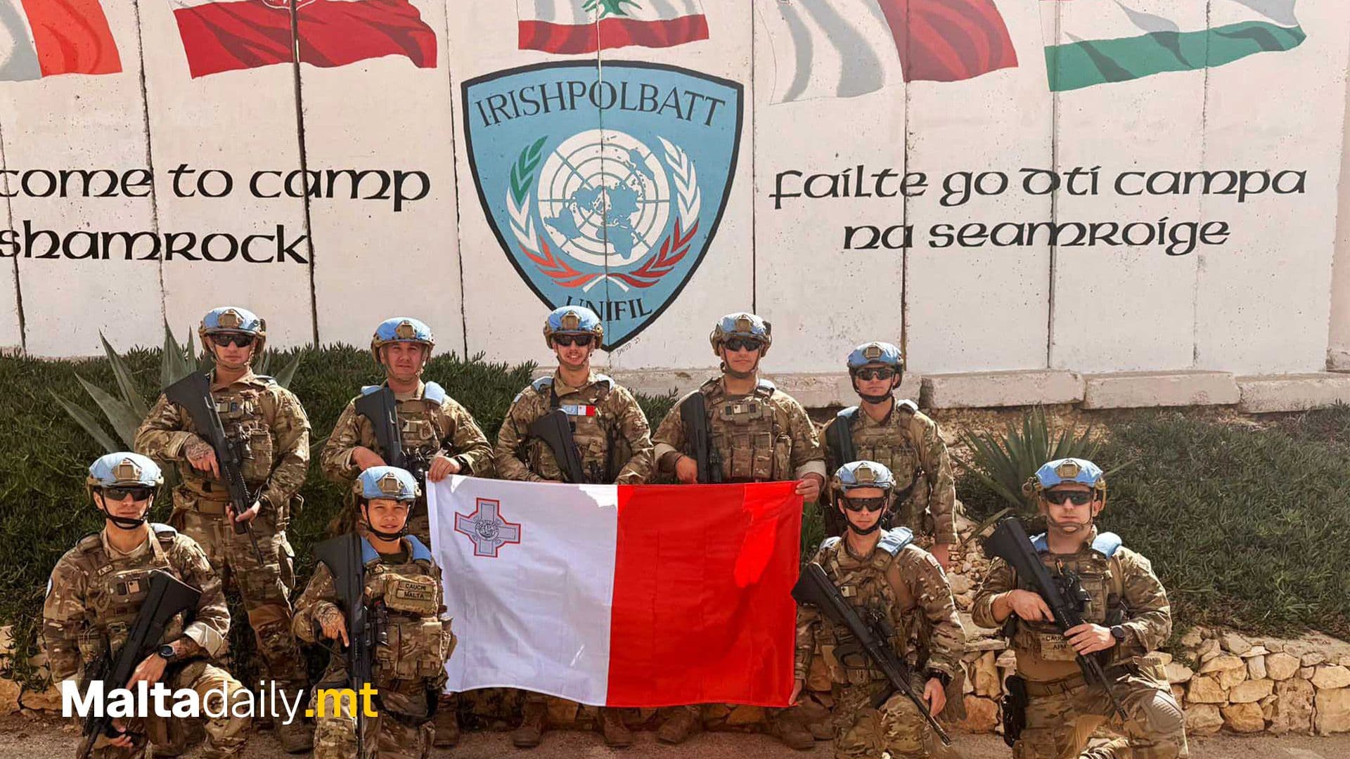 Armed Forces Of Malta Personnel Near Completion Of Six-Month Duty In Lebanon