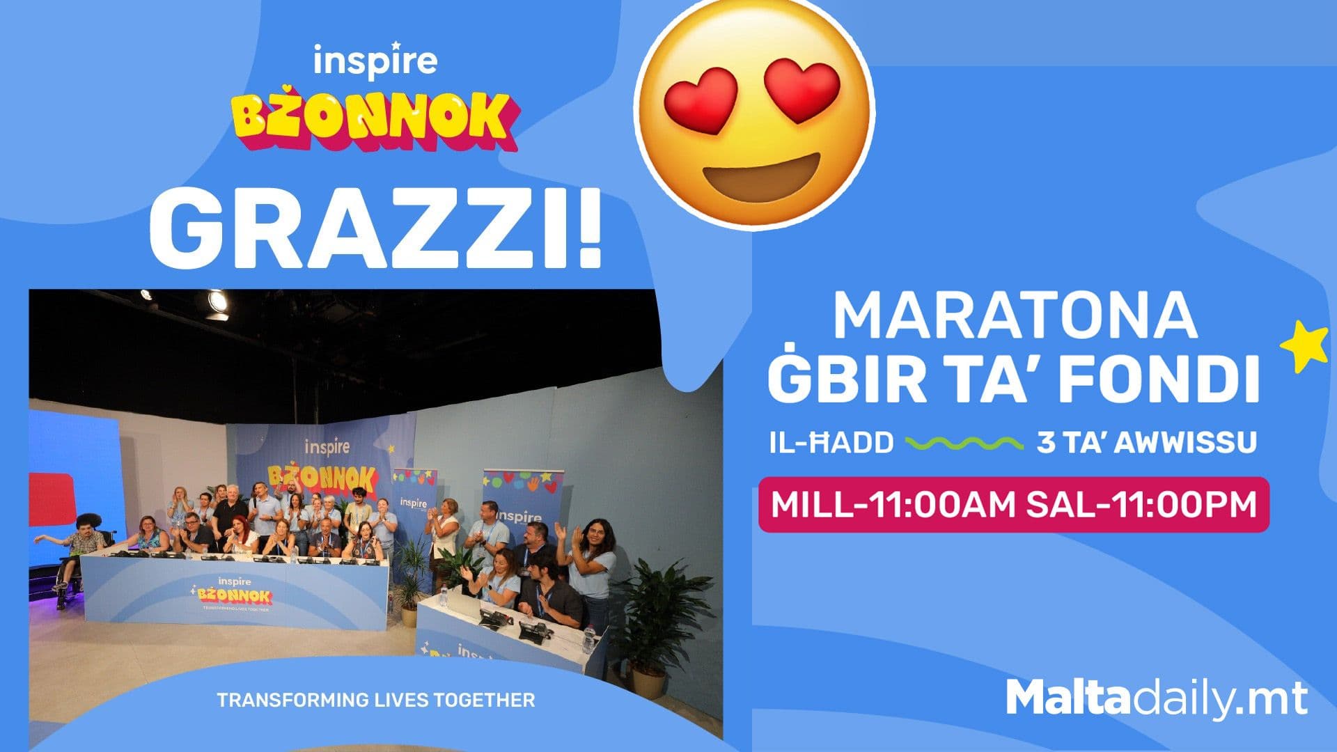 Inspire Malta Raises €353,436 In Support Of Disability Services