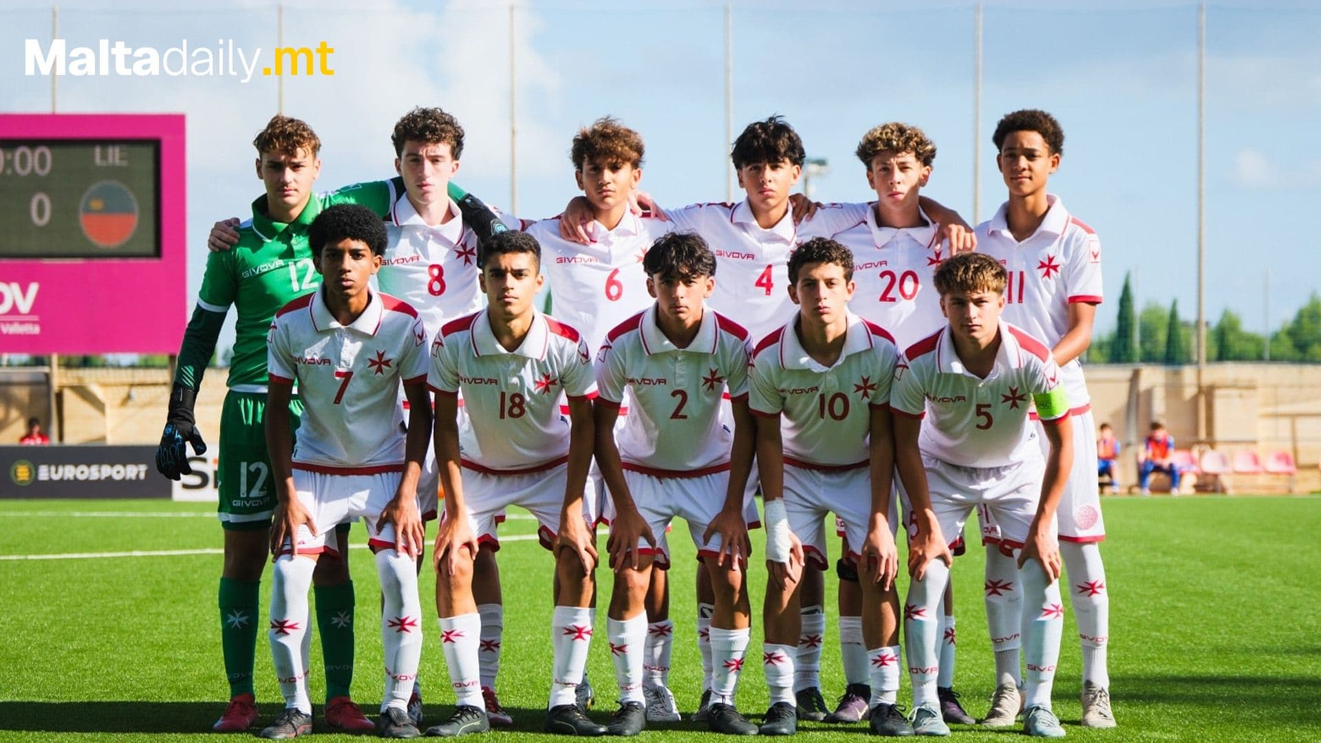 Malta’s U15 Team Wins Match In UEFA Development Tournament