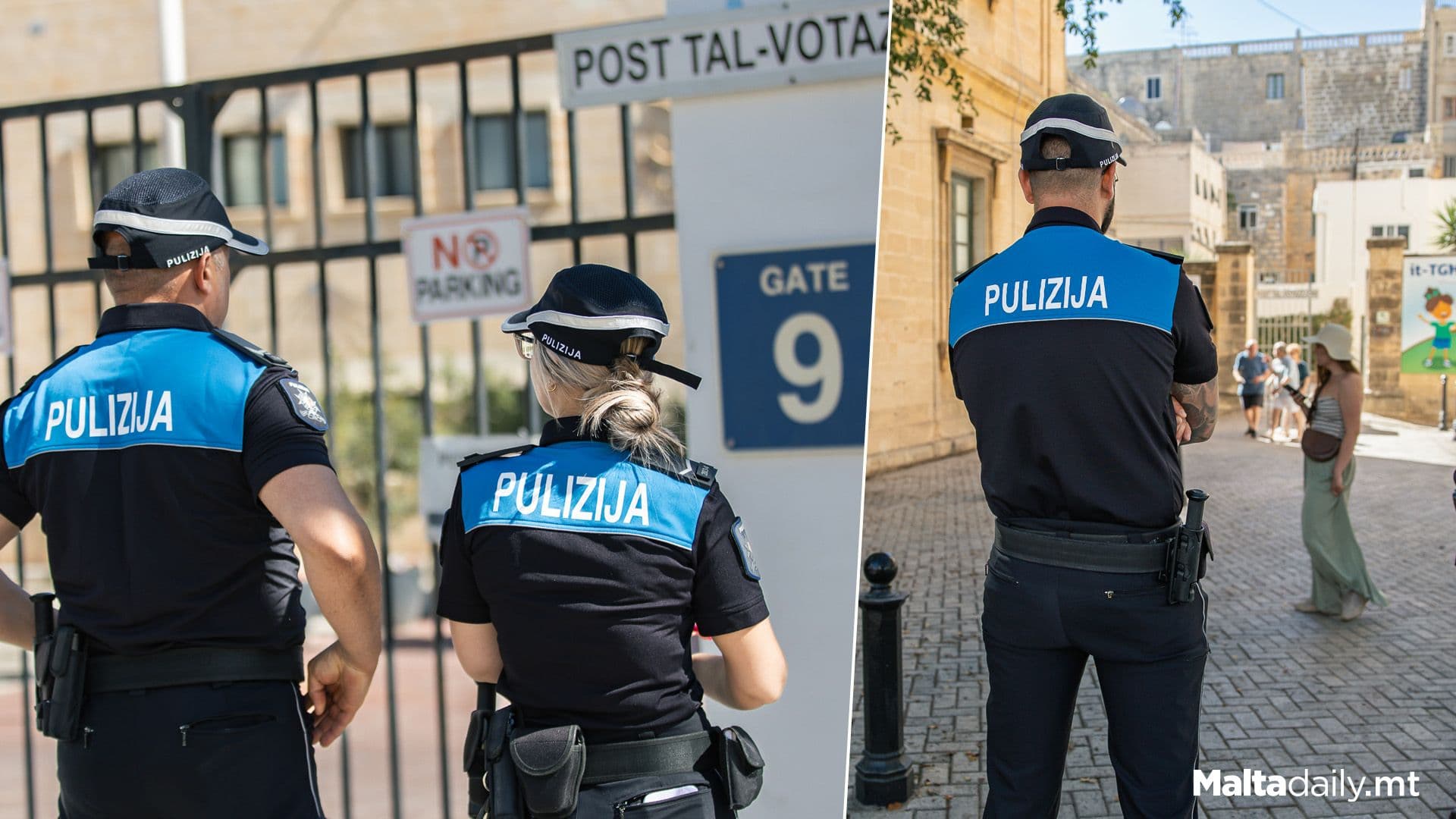 Malta Police Force Thanks Officers Working Election Process