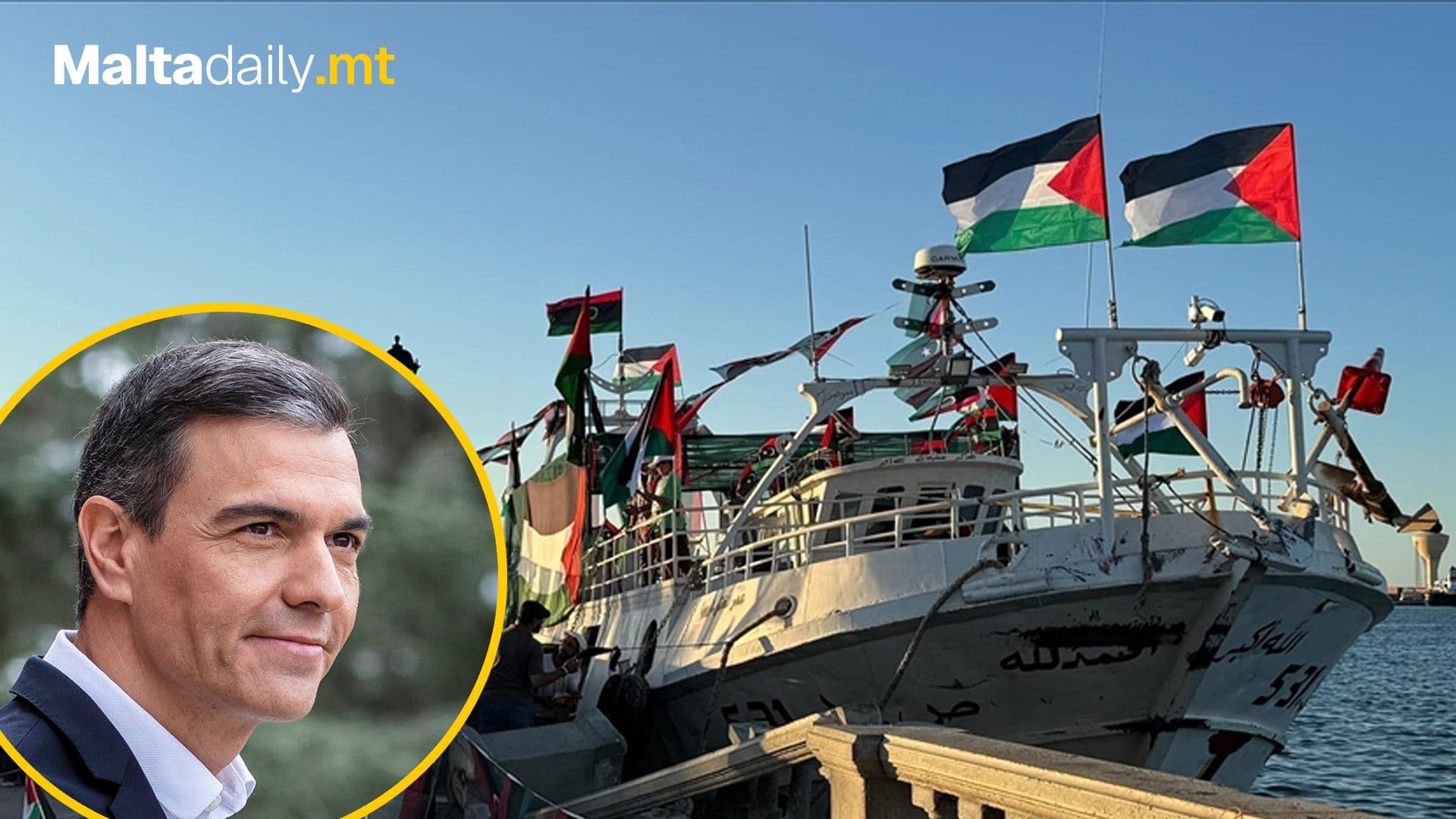 Spain PM Says He Will Send Warship To Protect Gaza Aid Flotilla