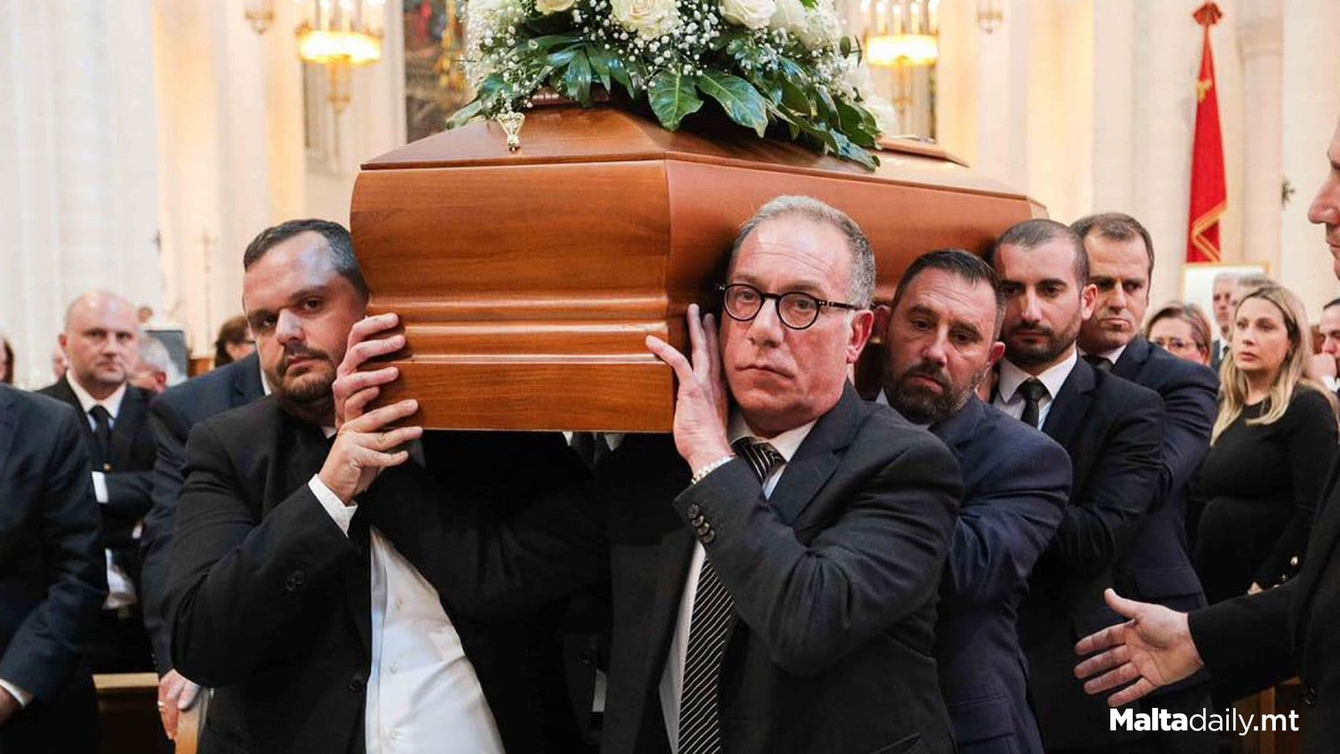 PN MPs Carry Francis Zammit Dimech’s Coffin At Funeral