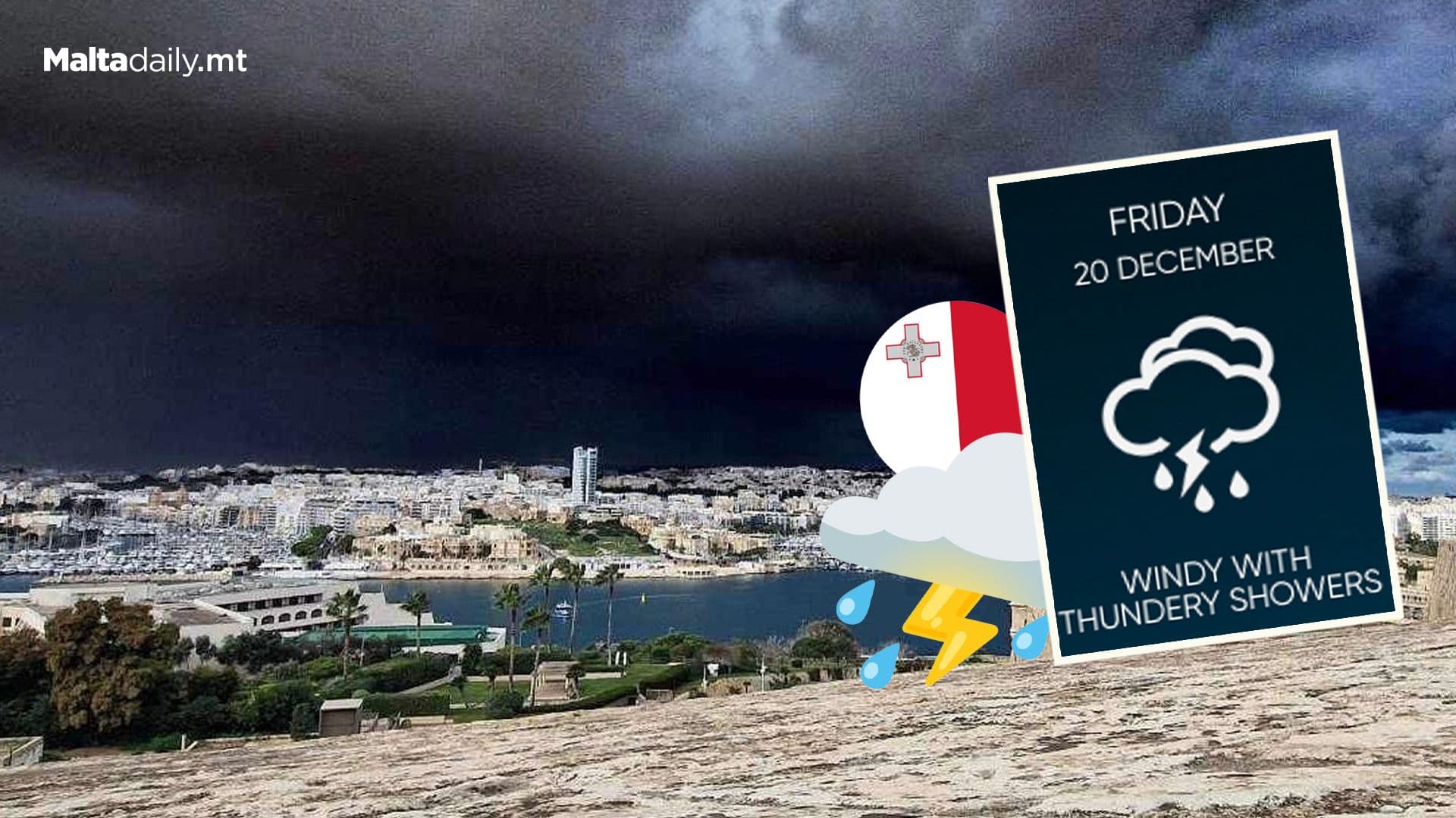Thunderstorm To Start The Weekend: Strong Winds Forecasted