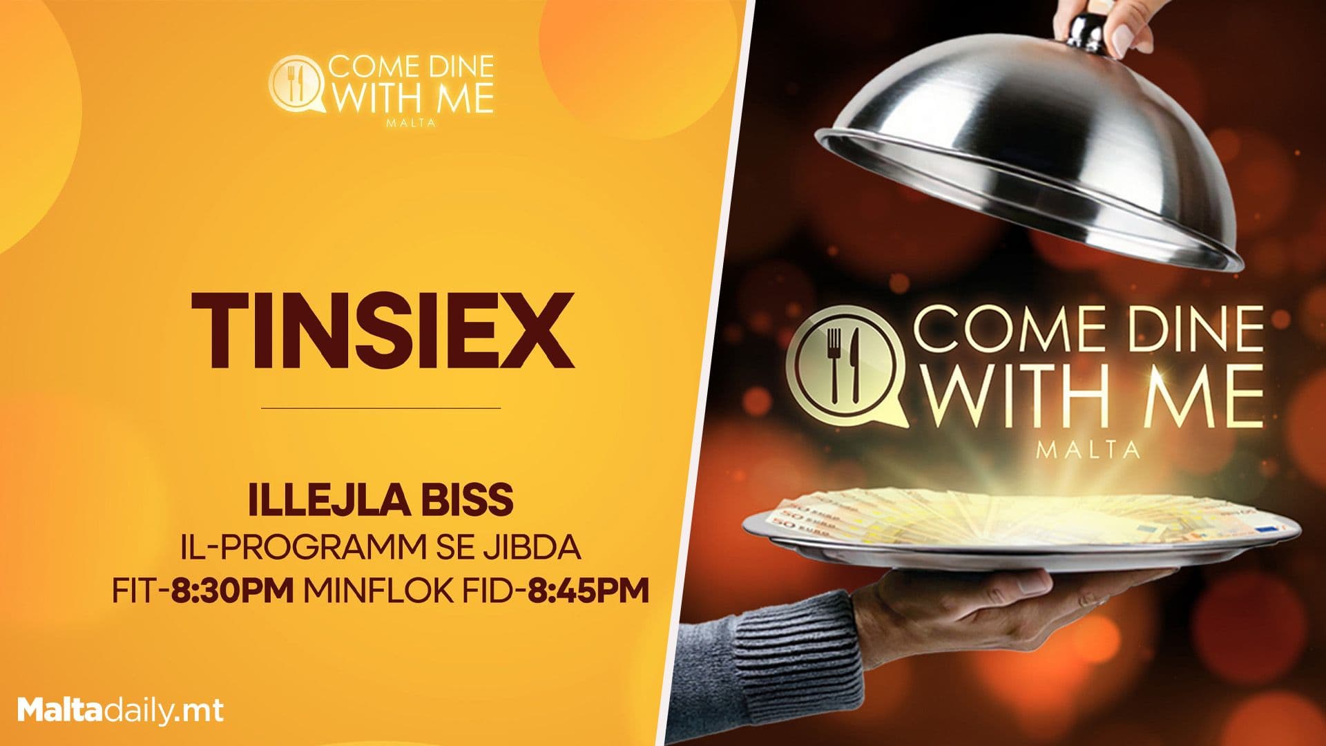 Tonight’s Episode Of Come Dine with Me Starts at 8:30PM