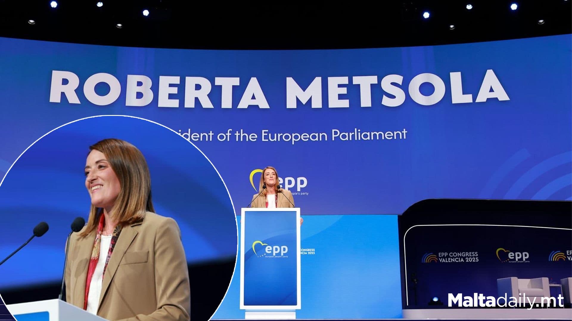 Roberta Metsola Urges Unity and Reform at EPP Congress