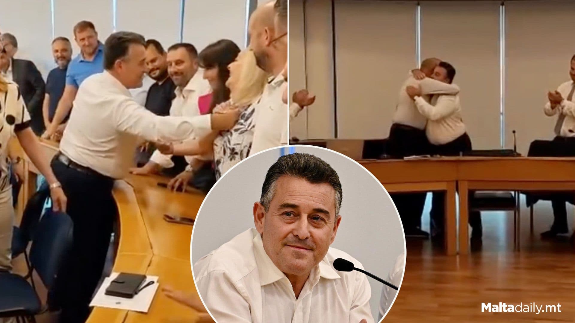 Bernard Grech Given Standing Ovation & Thanked For Everything