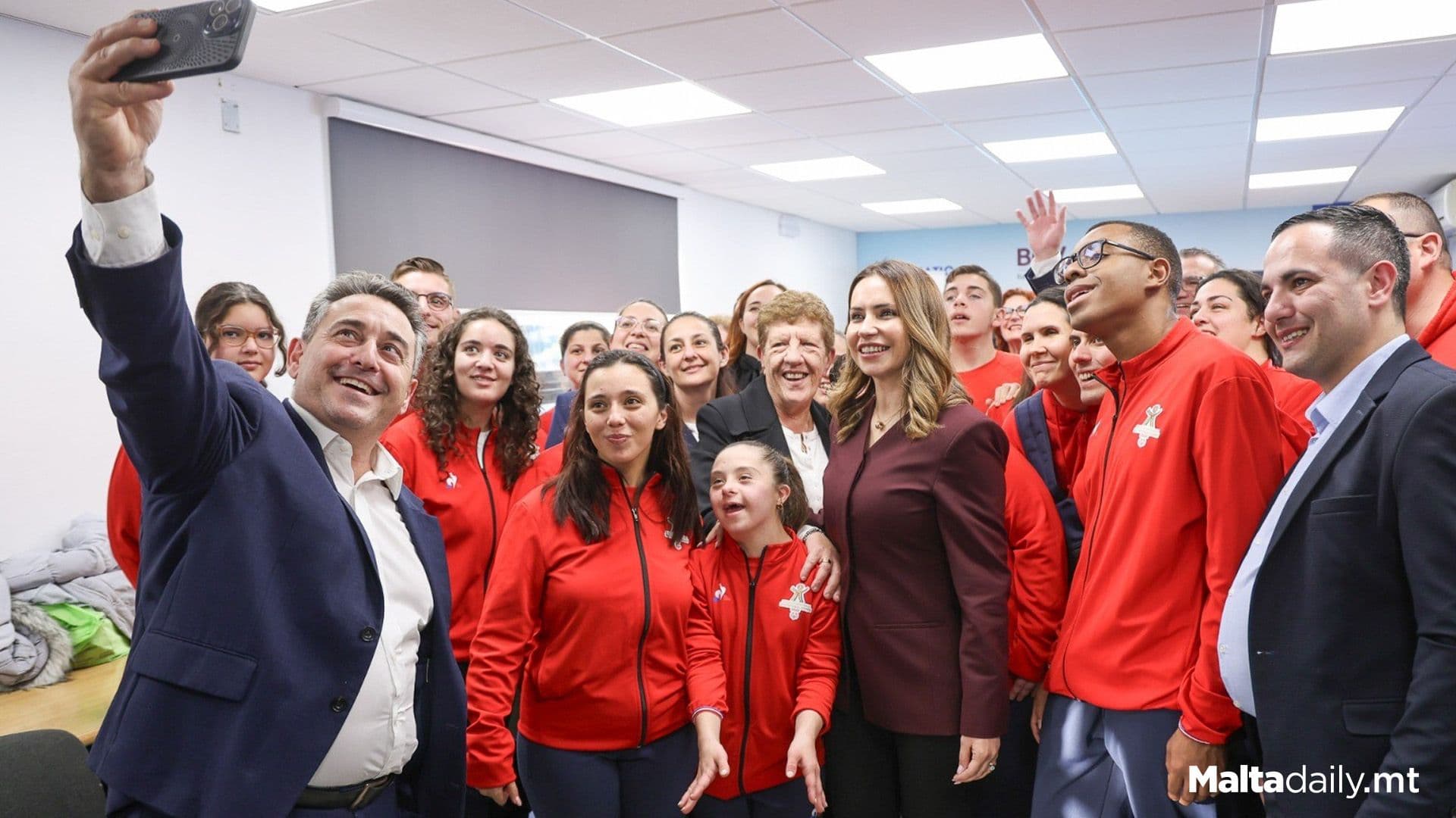 PN Leader Visits Special Olympics Malta At Tal-Qroqq
