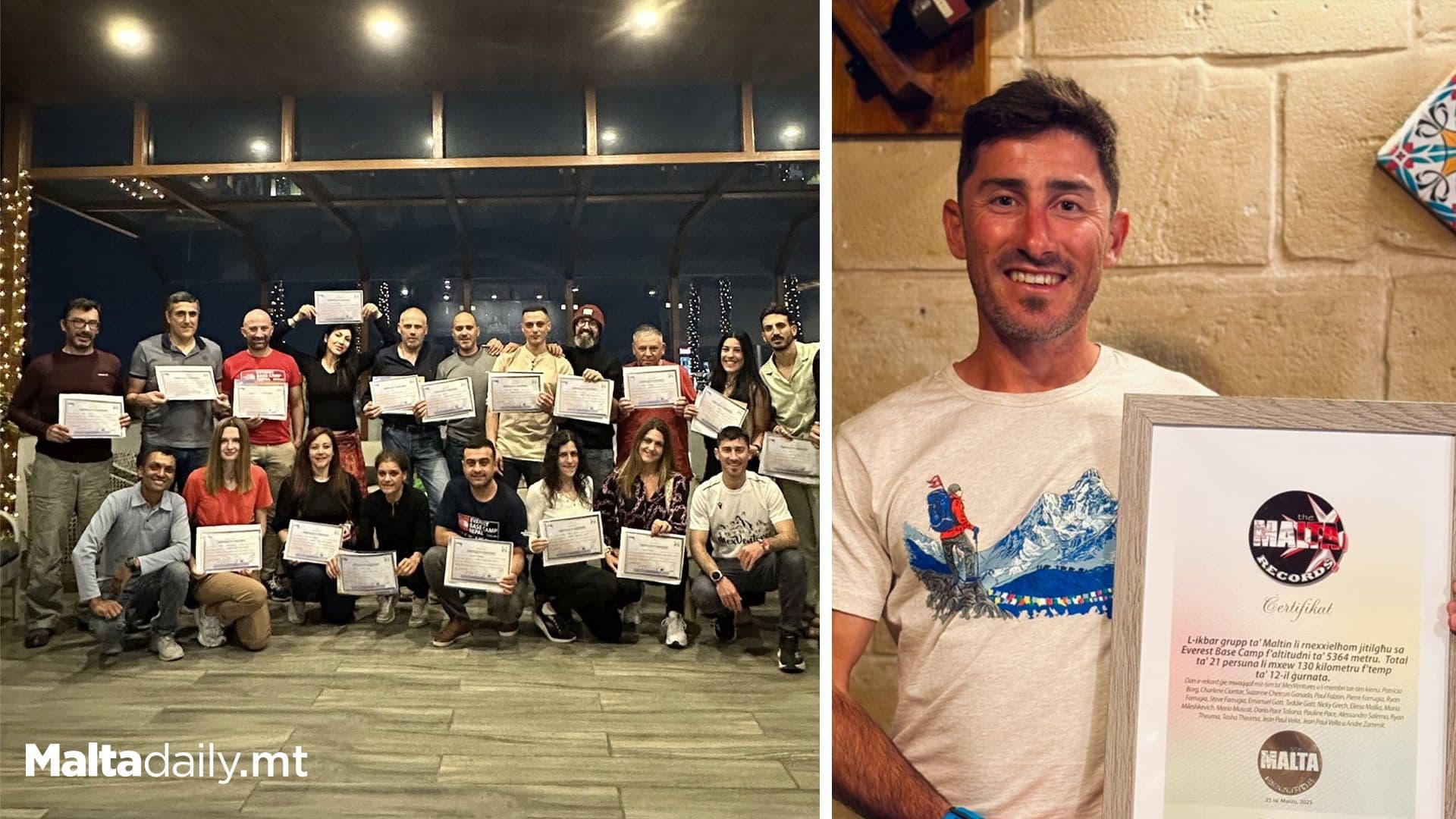 Record Breaking Number Of 21 Individuals To reach Everest Base Camp