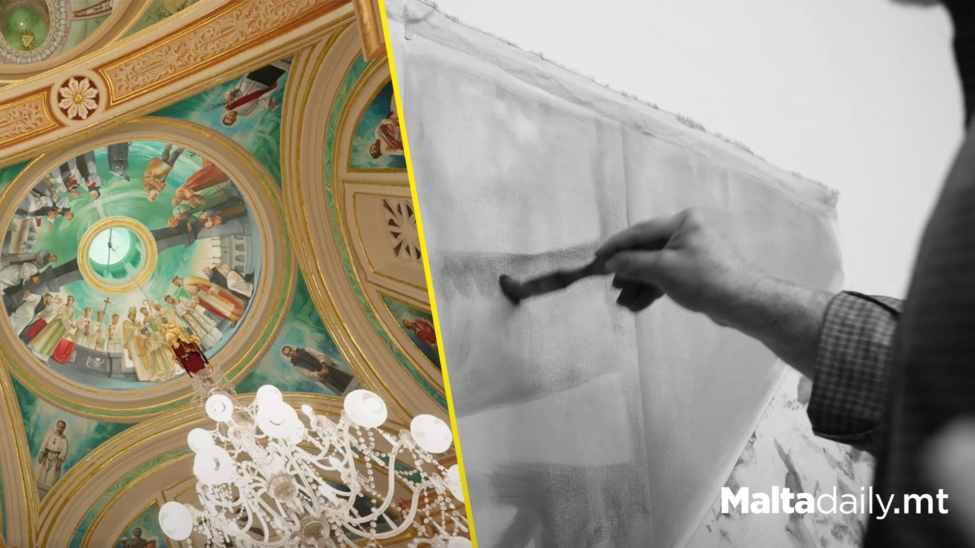 Malta Airport Foundation Unveils New Artwork At Kirkop Parish Church