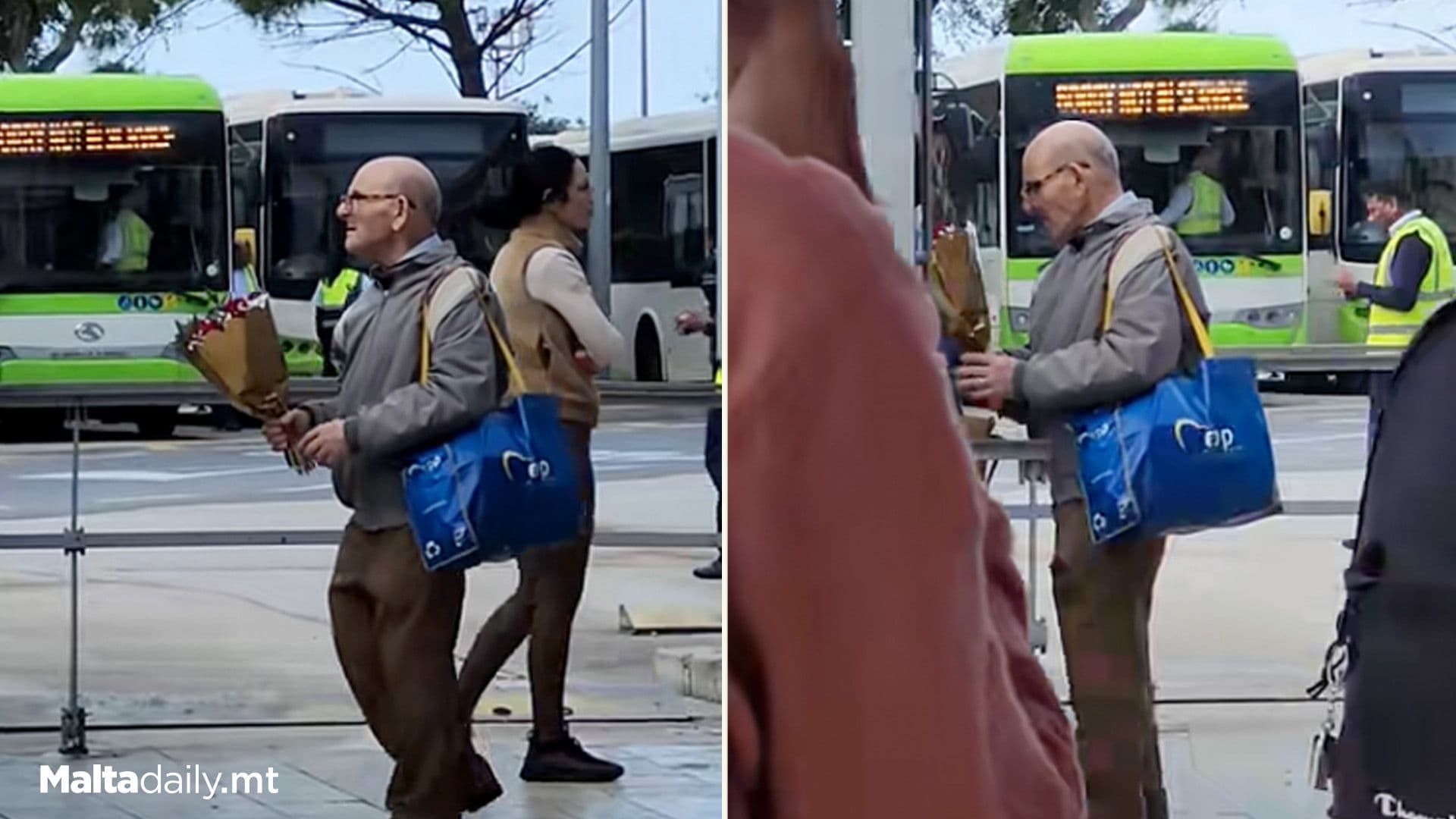 Local Old Man Getting Valentine’s Roses Goes Viral