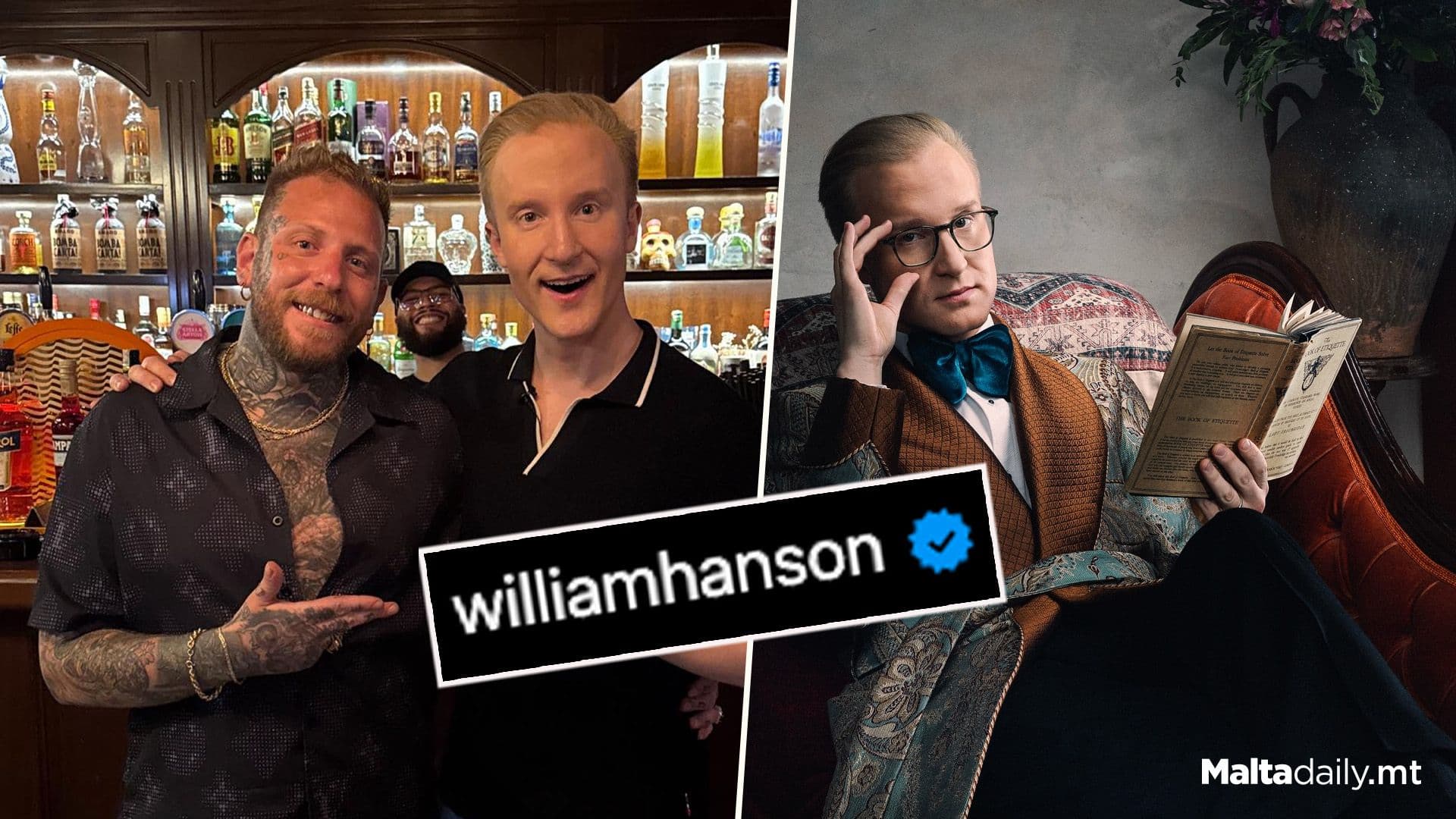 William ‘The Etiquette Guy’ Hanson Spotted In Valletta