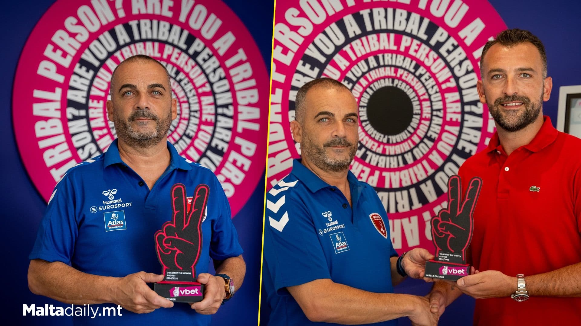 Melita FC Coach Clive Mizzi Voted VBET Coach Of The Month