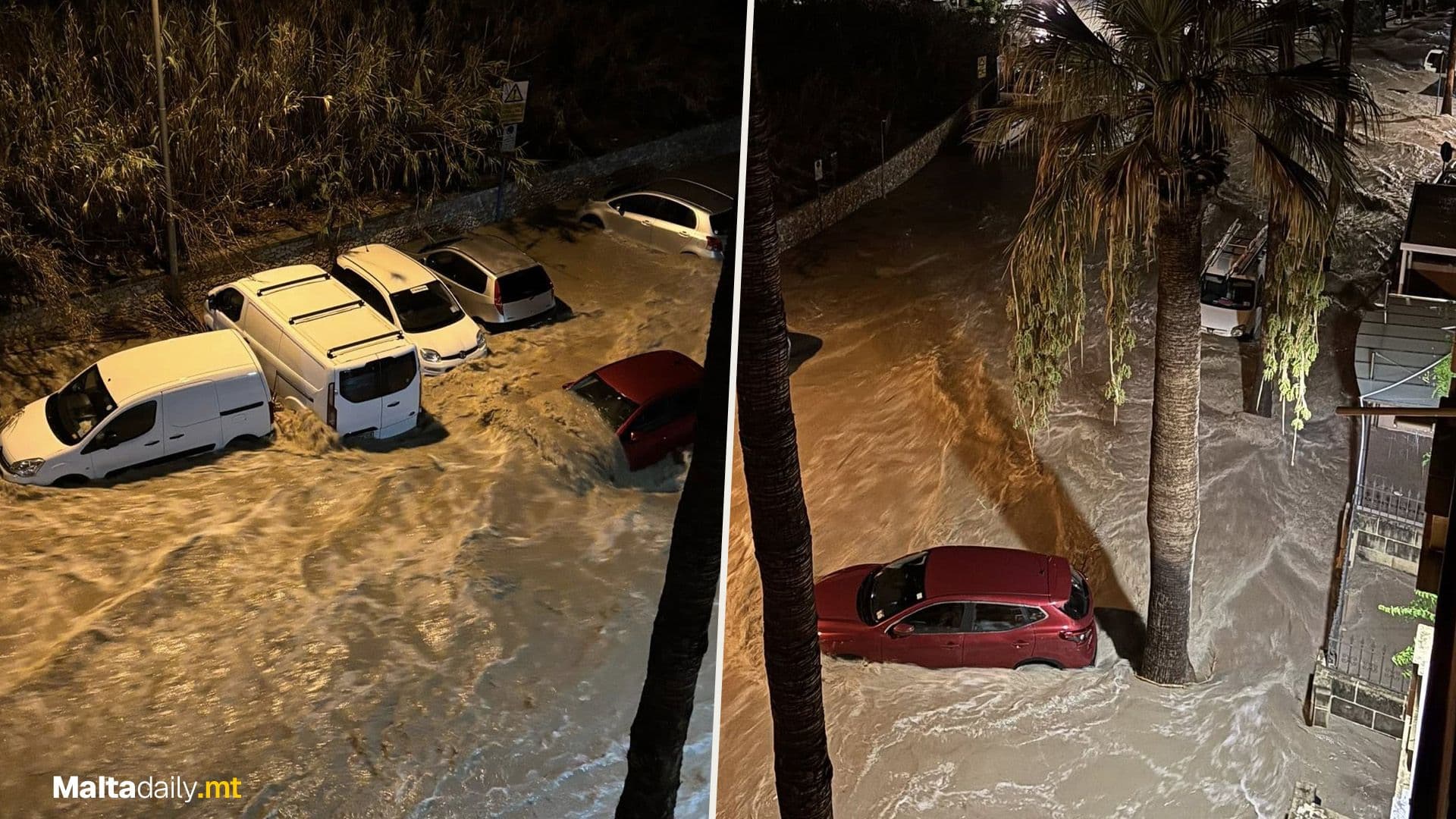 Xlendi Hit By Flooding During Yesterday’s Evening Storm