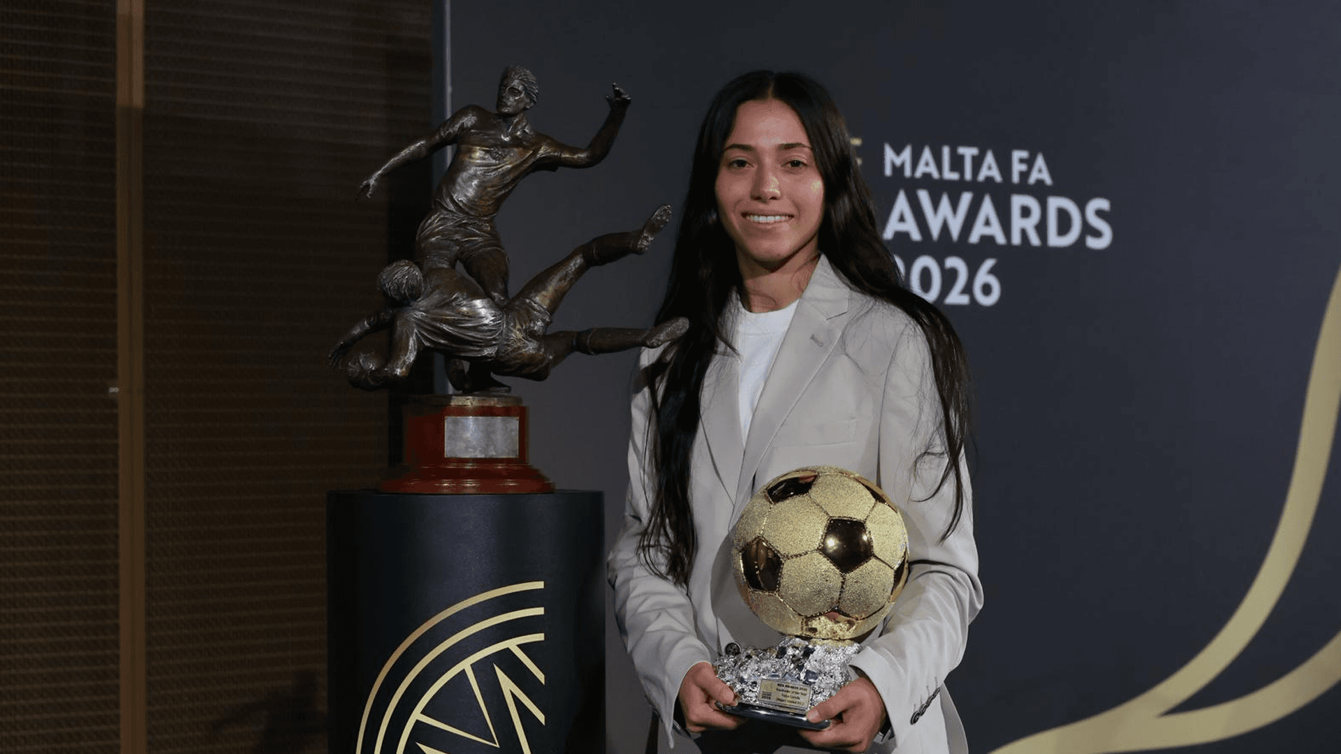 Yulya Carella Wins MFA Female Footballer Of The Year Award