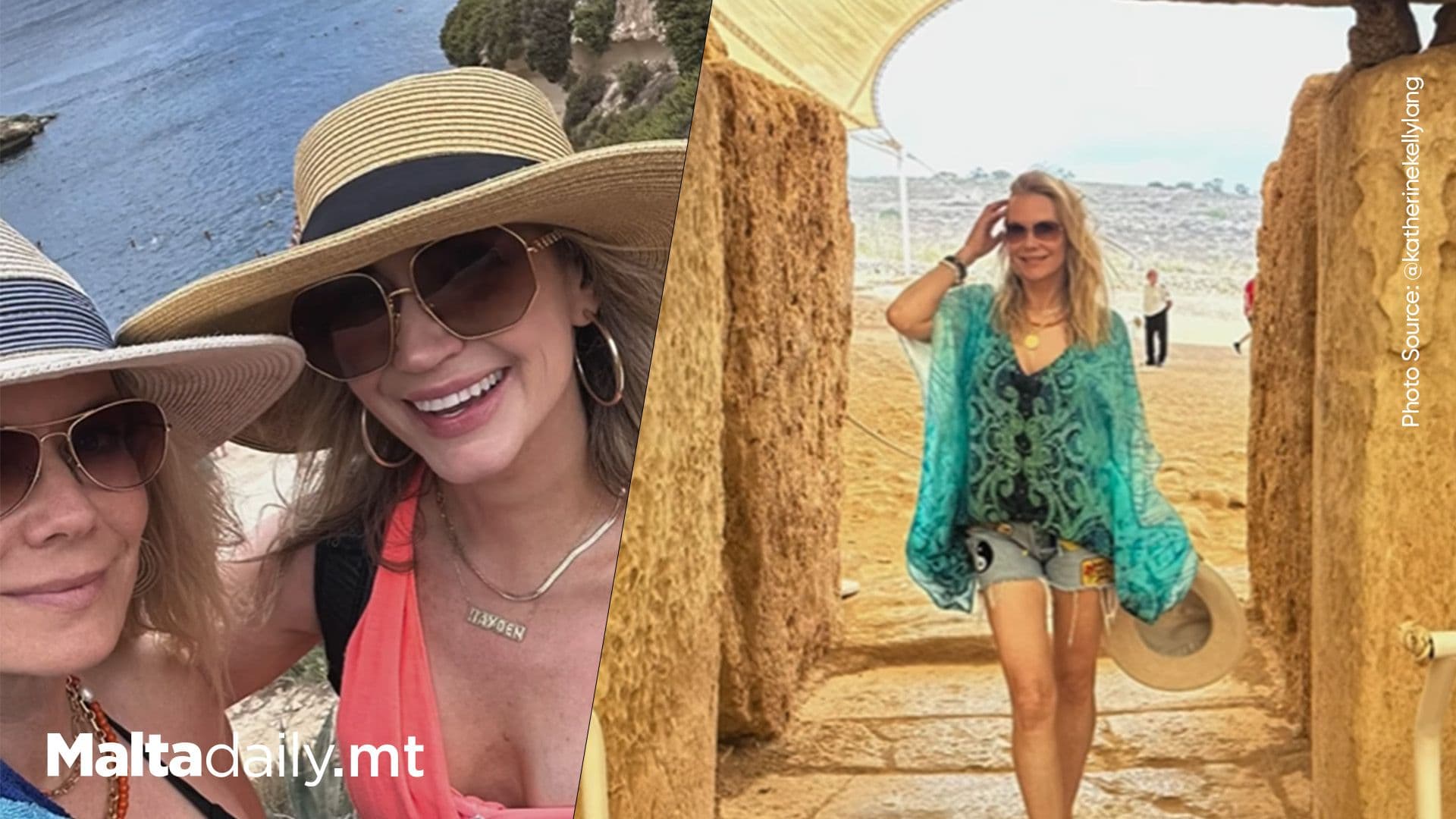 ‘Beautiful’ Actresses Brooke and Bridget Visit Malta