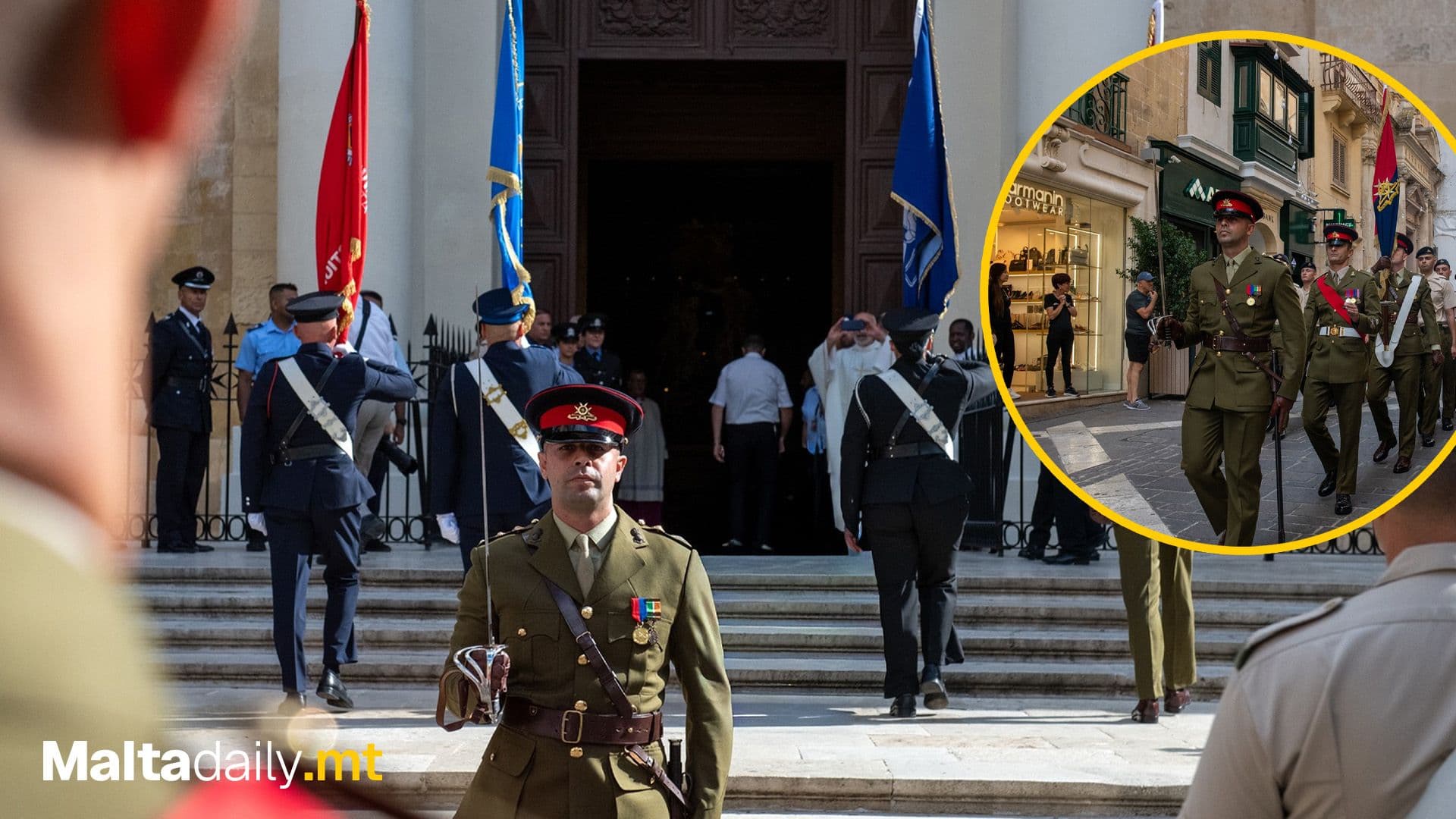 Armed Forces Of Malta Participate In Jubilee For Disciplined Forces