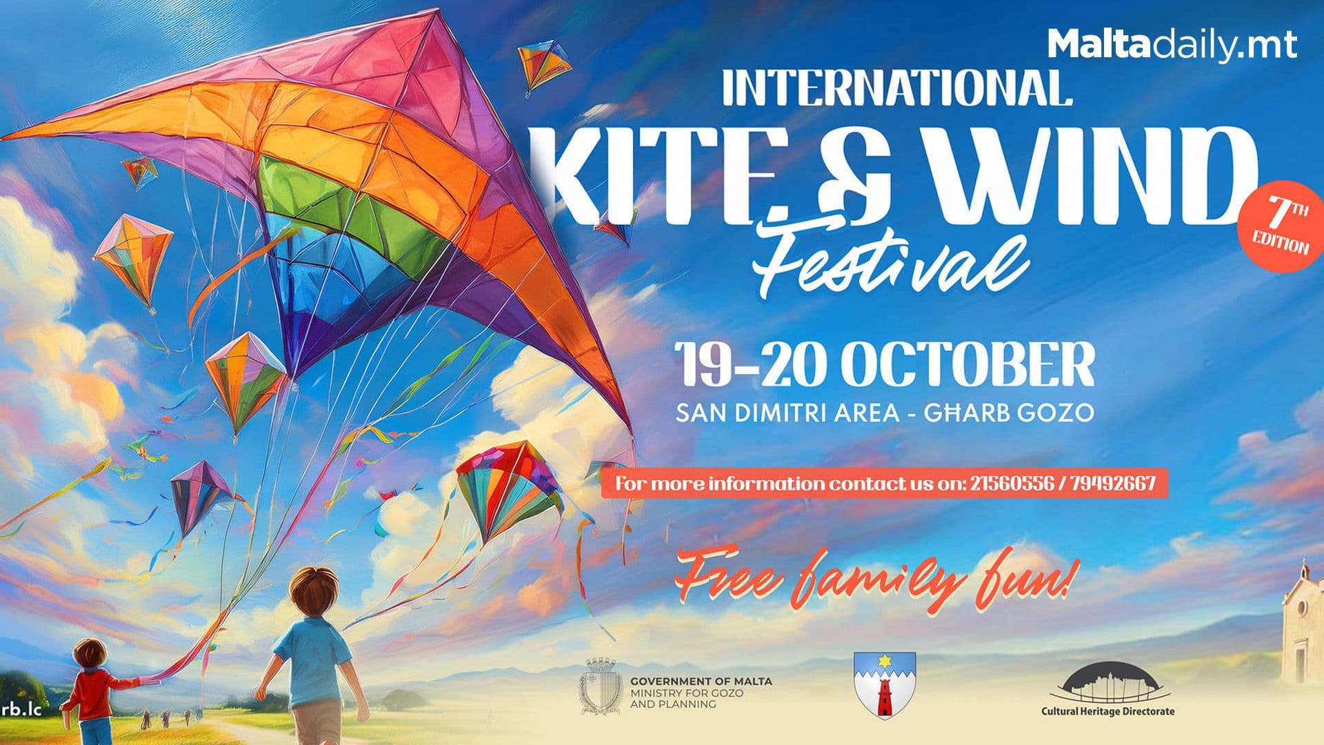 International Kite And Wind Festival To Steal The Show In Gozo