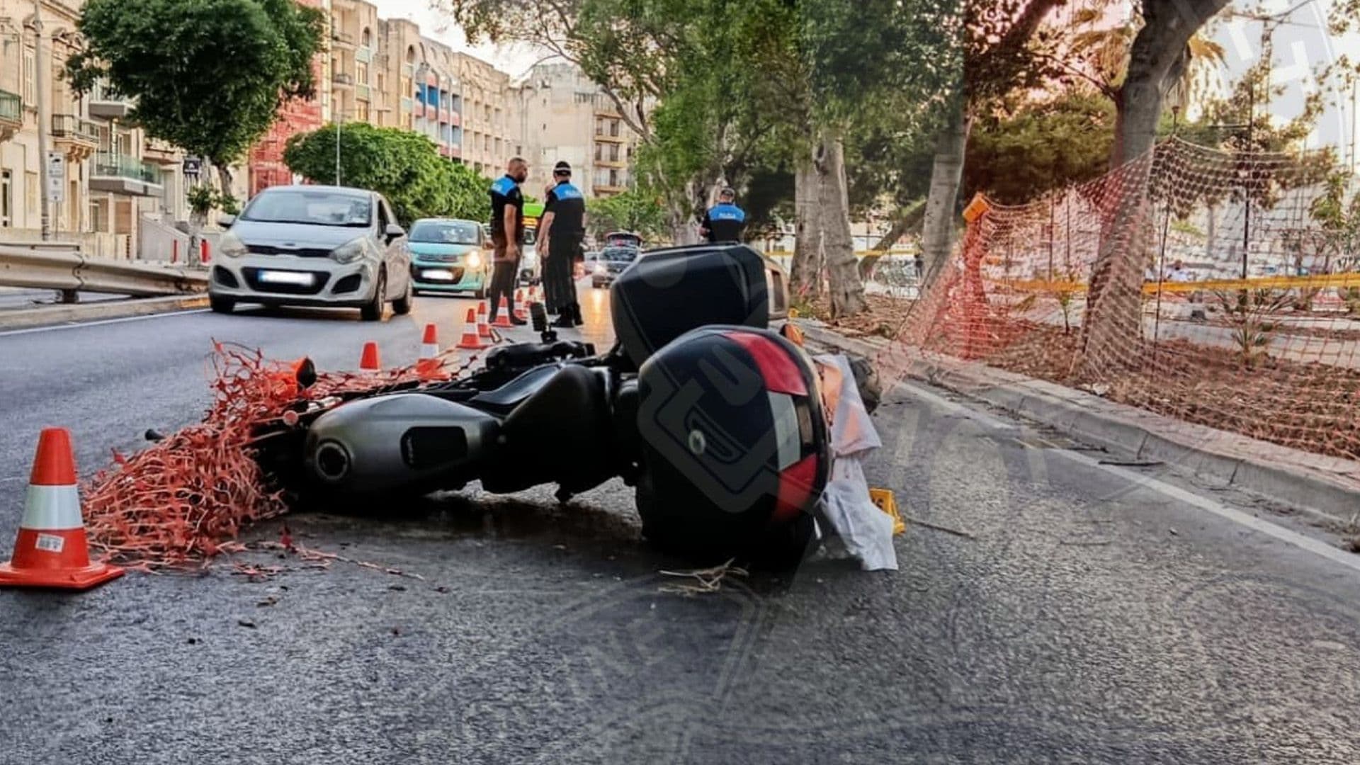 Motorcyclist Dies After Crashing Into Sidewalk In Pieta
