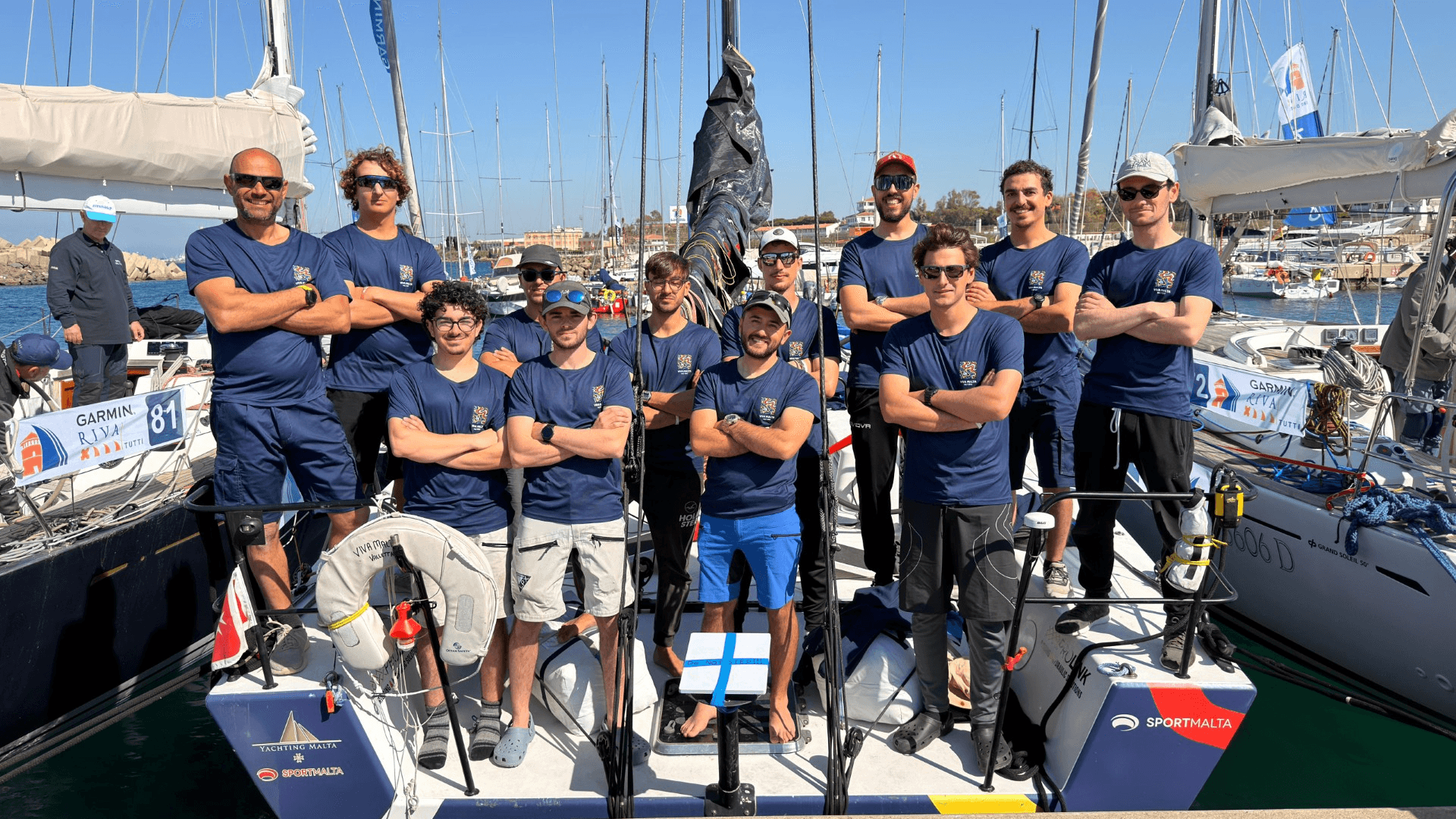 Viva Malta win the Roma Per Tutti Offshore Race