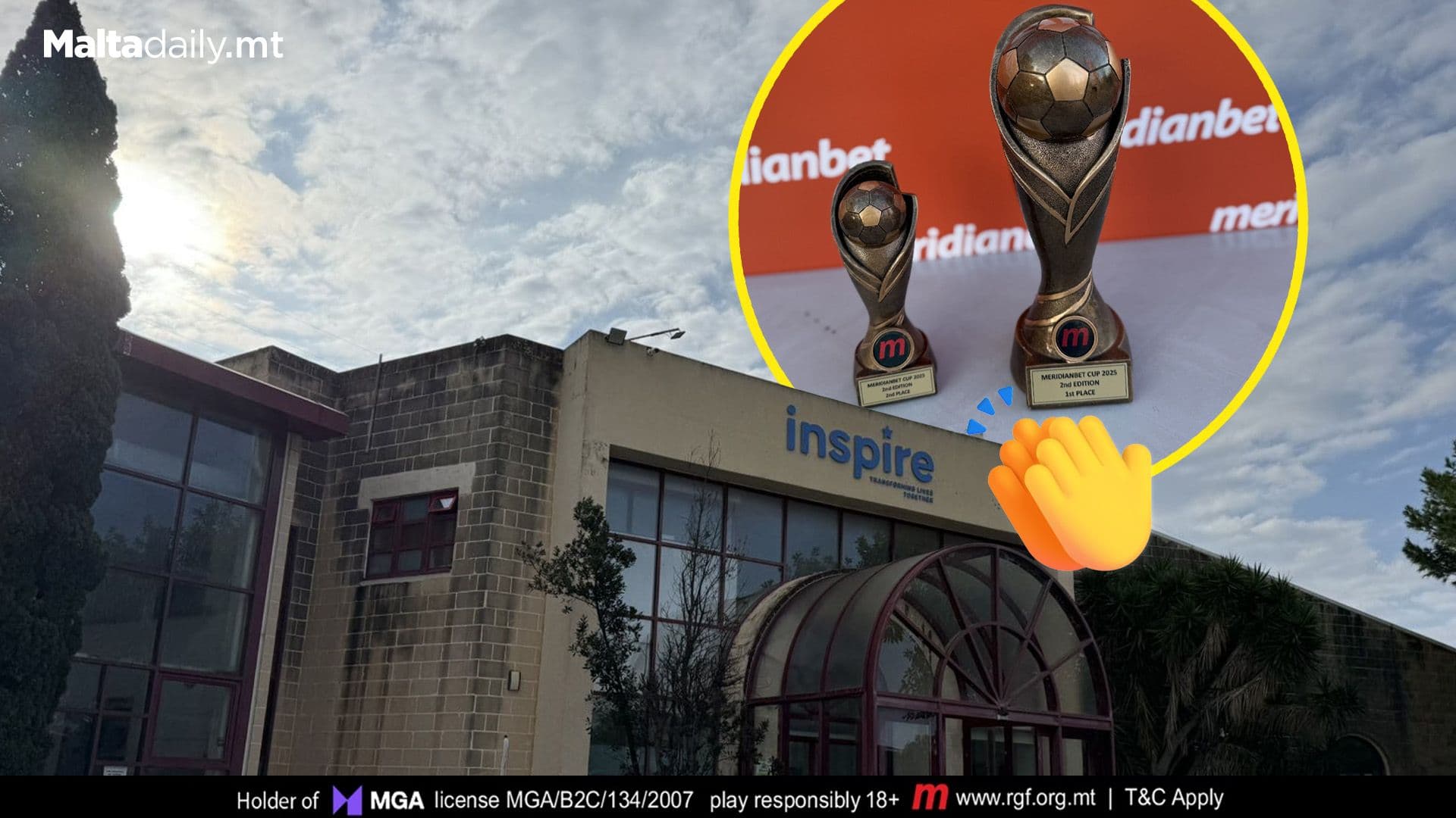 Meridianbet Hosts 5-A-Side Tournament & Donates Proceeds To Inspire Malta