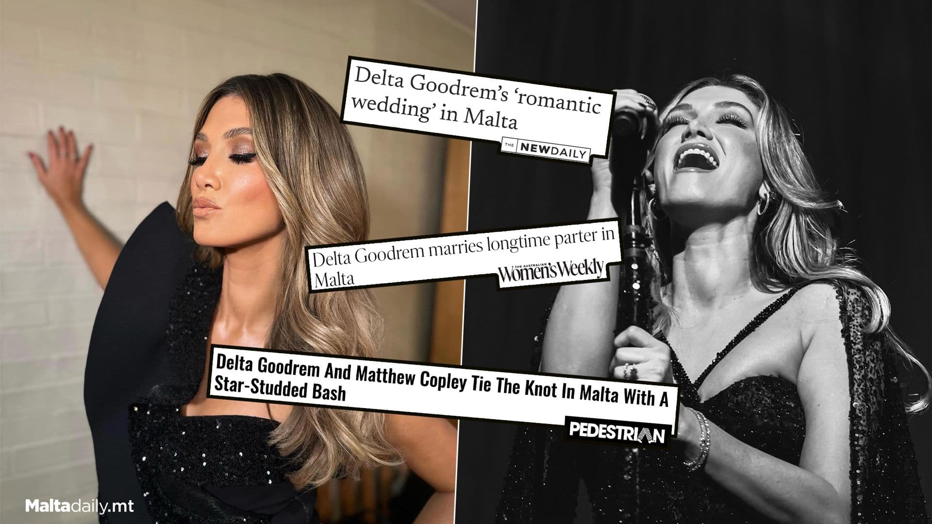 Malta In Headlines Over Delta Goodrem Wedding