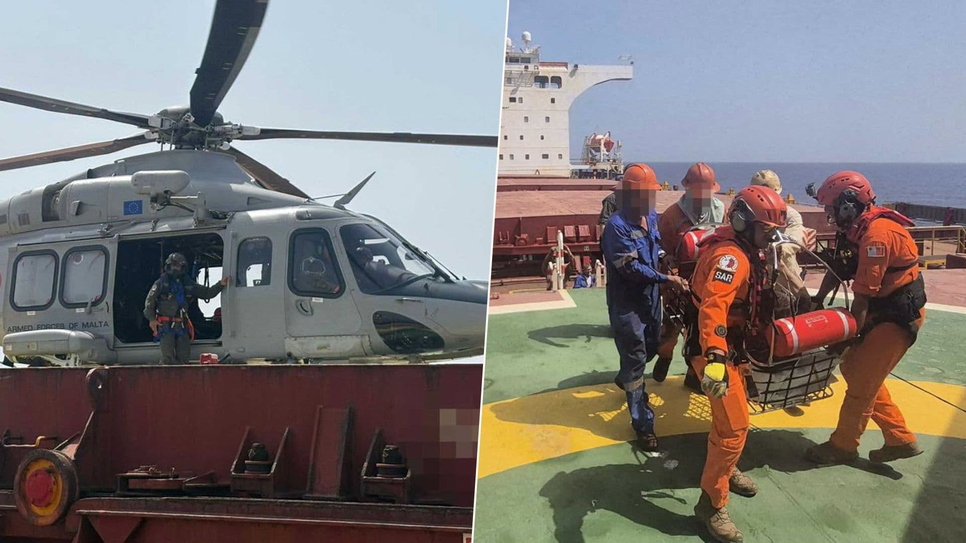 Bulk Carrier Crew Member Rescued By AFM Due To Medical Emergency