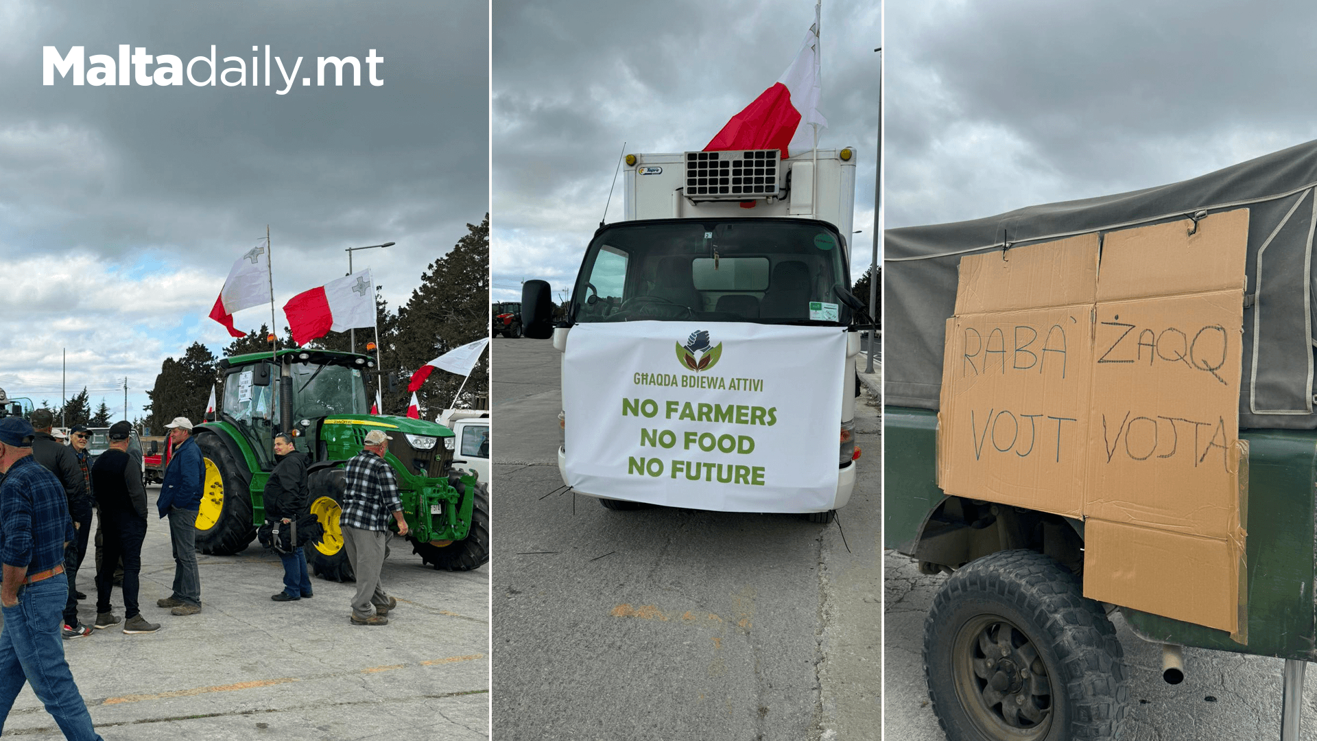 Local Farmers Rally For Protest Against EU Directives