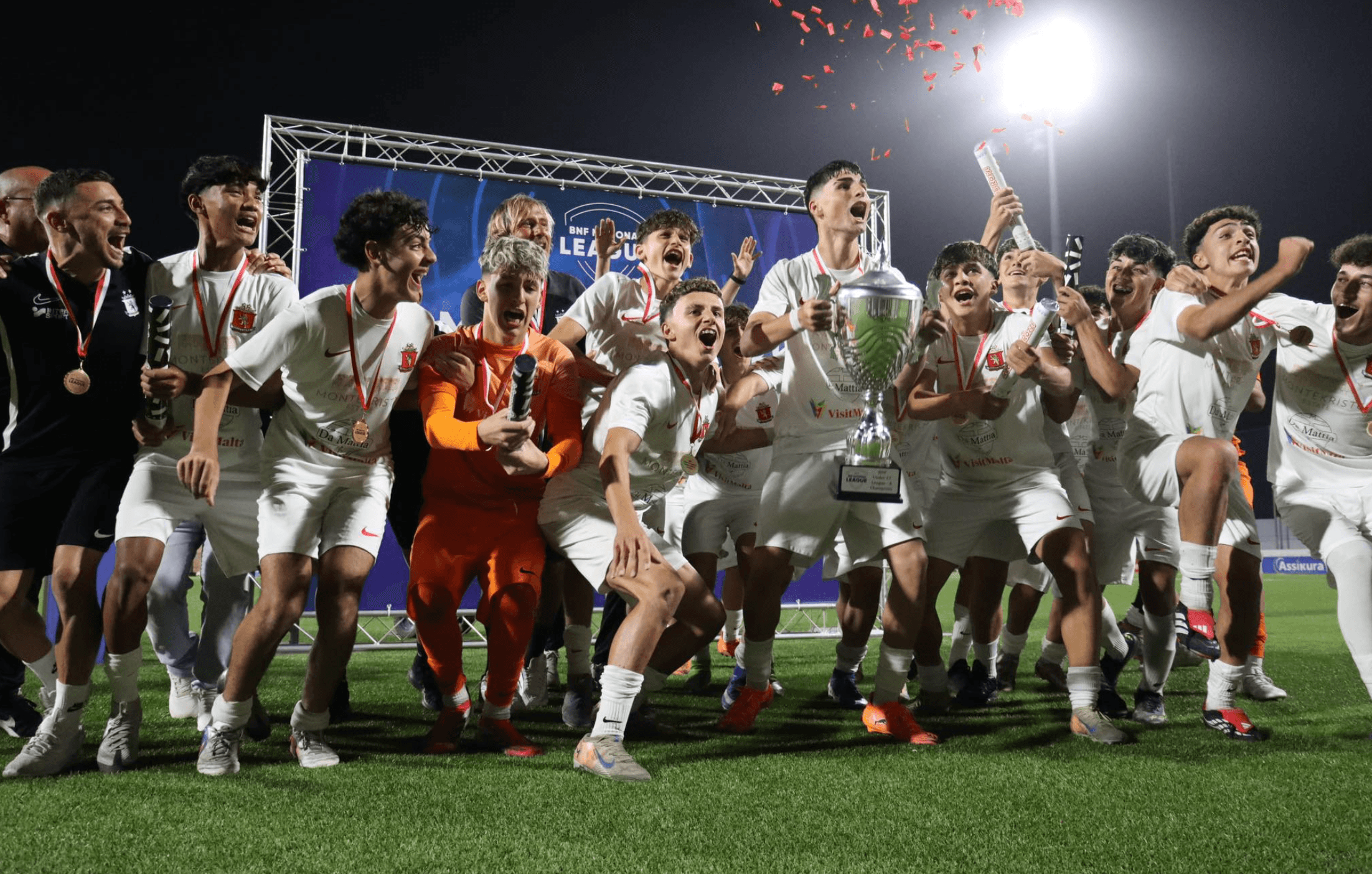 Valletta FC Under-17s Crowned Champions To Complete Historic Youth Treble