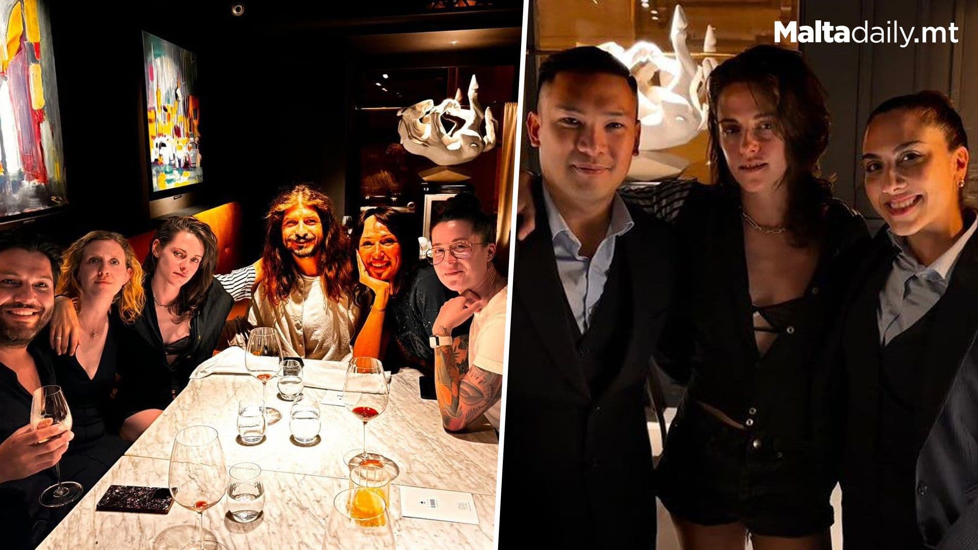 Kristen Stewart Spotted In Malta Dining At Risette