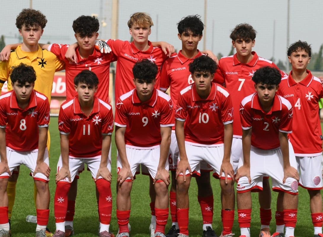 Malta U16 Show Spirit Despite Defeat to North Macedonia