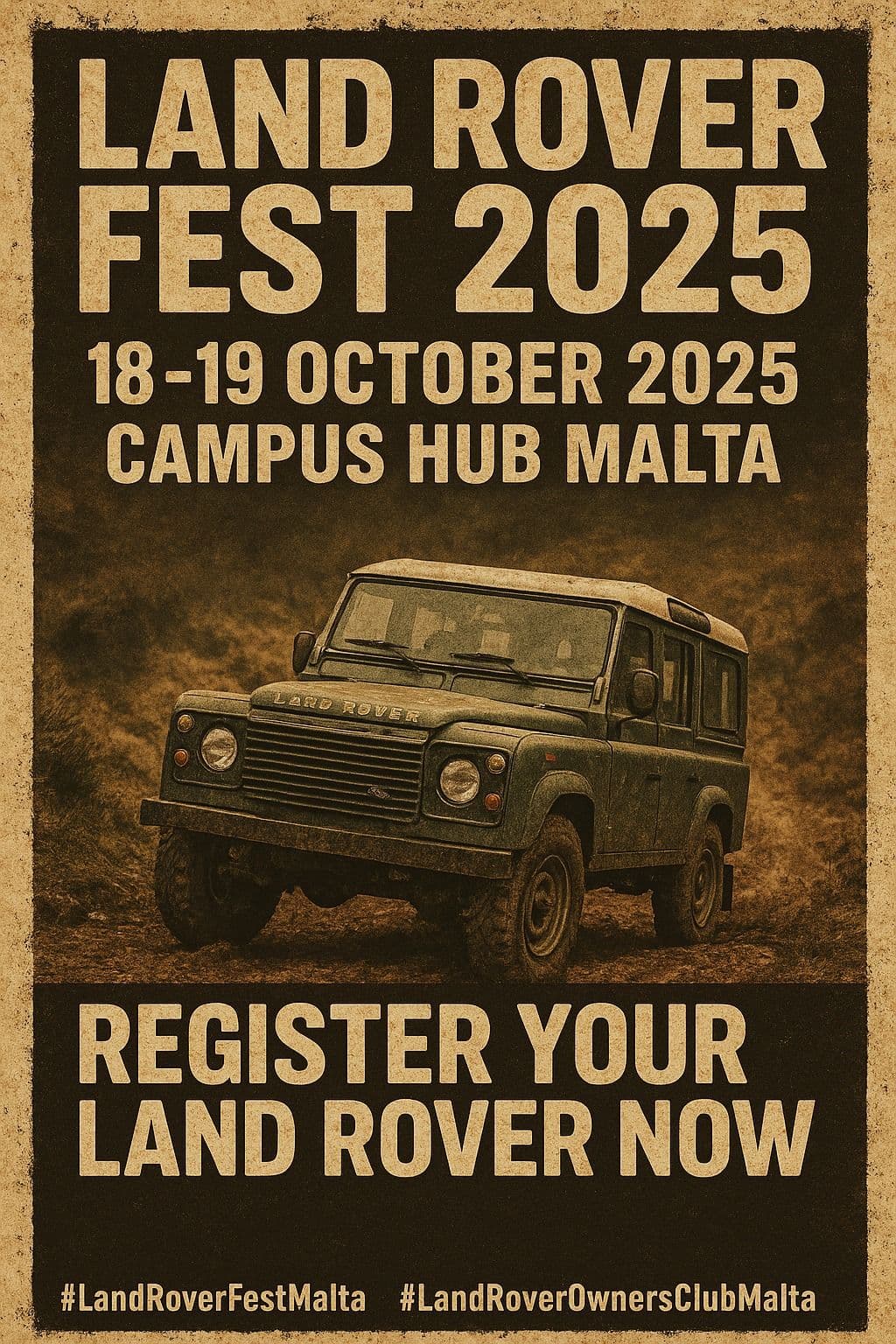 Land Rover Fest 2025 Happening on the 18th And 19th Of October