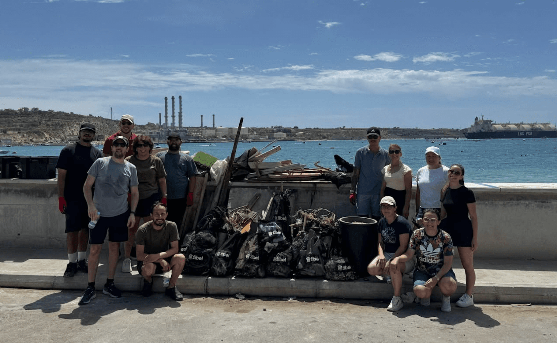 MALTA STOCK EXCHANGE TEAM REMOVES OVER 270KG OF WASTE DURING GĦAR AĦMAR BEACH CLEAN-UP