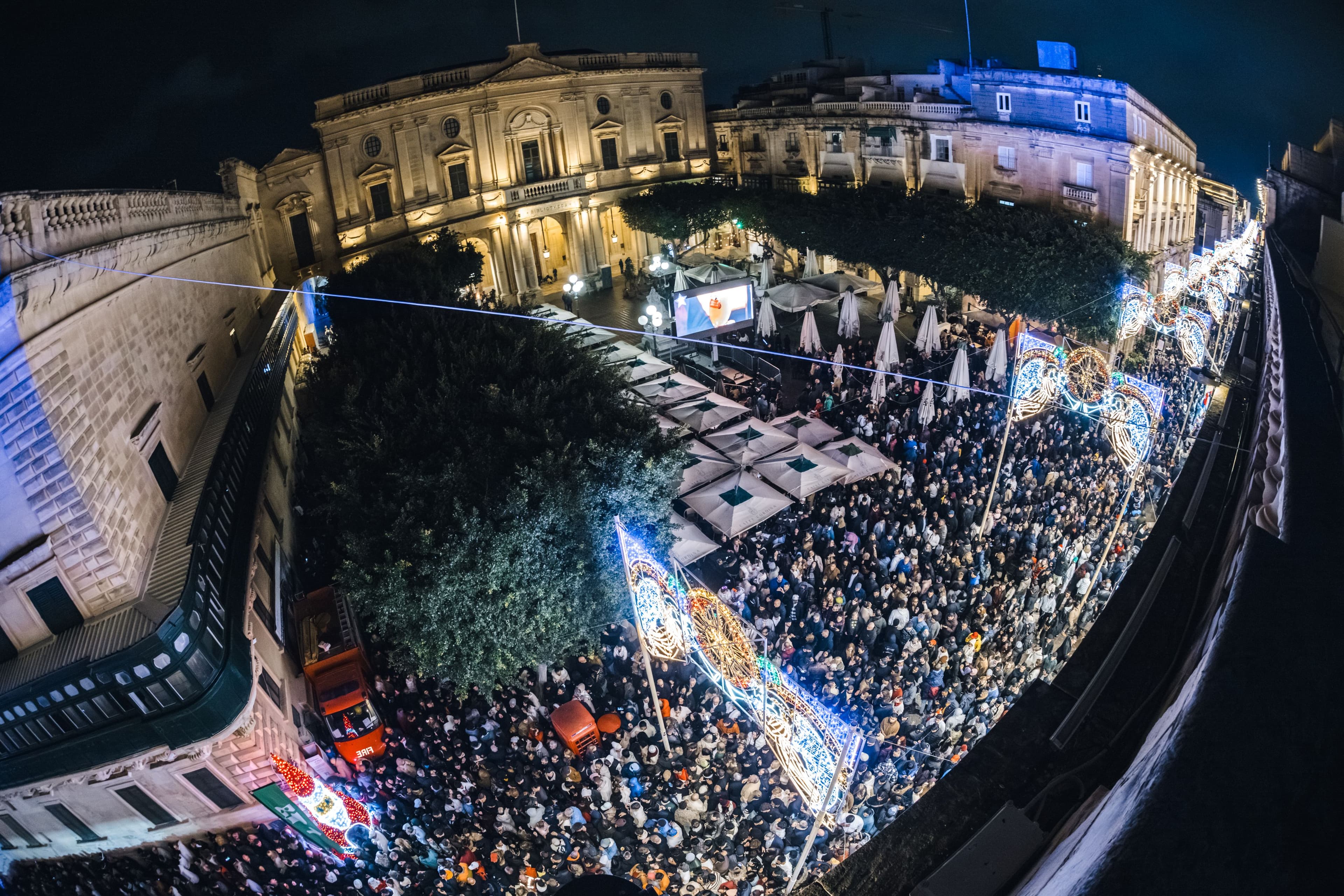 70,000 Fill Valletta for the Biggest New Year’s Eve Celebration Yet