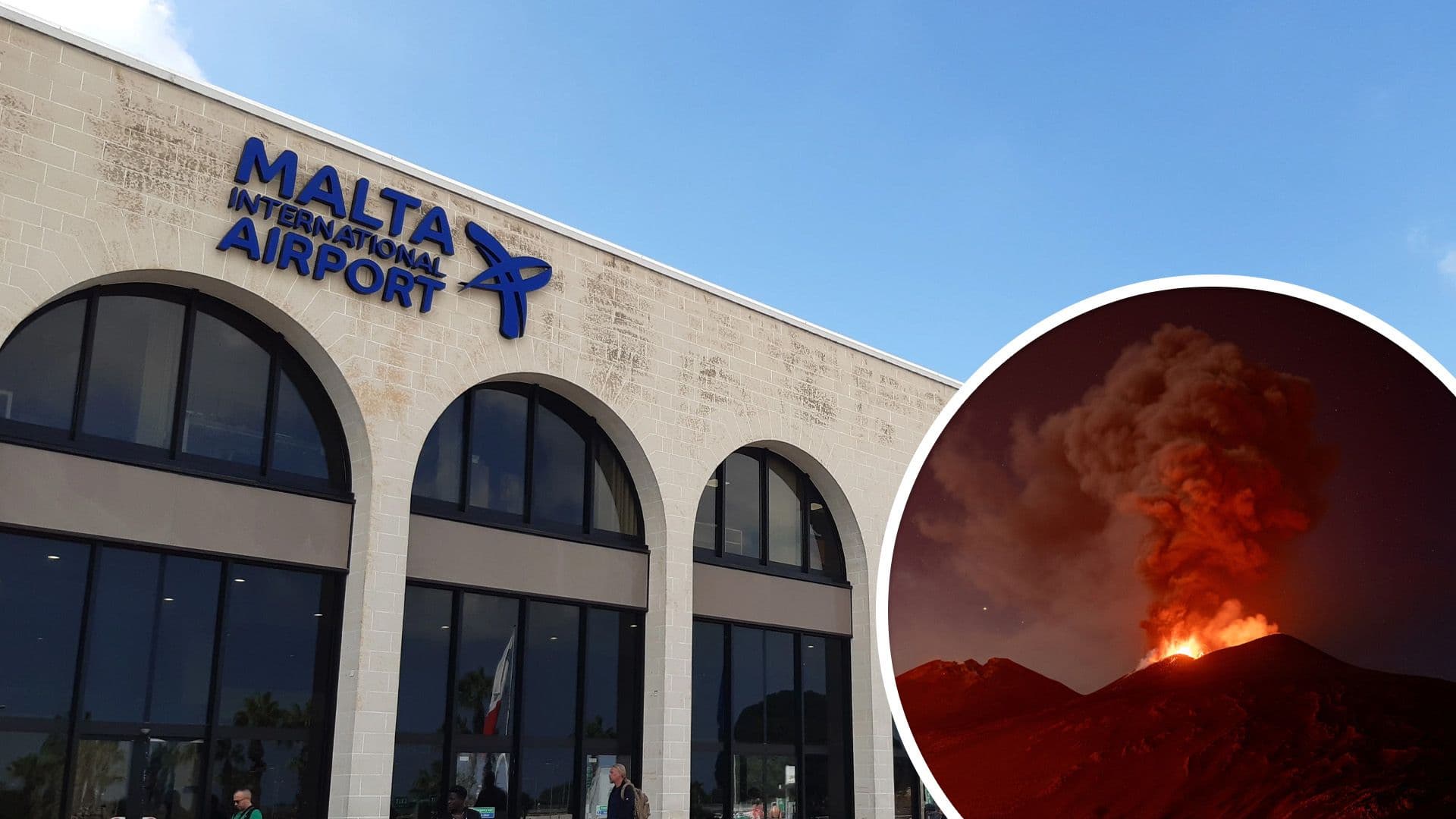 MALTA INTERNATIONAL AIRPORT WARNS OF FLIGHT DISRUPTIONS AS MOUNT ETNA ASH CLOUDS AFFECT MALTA