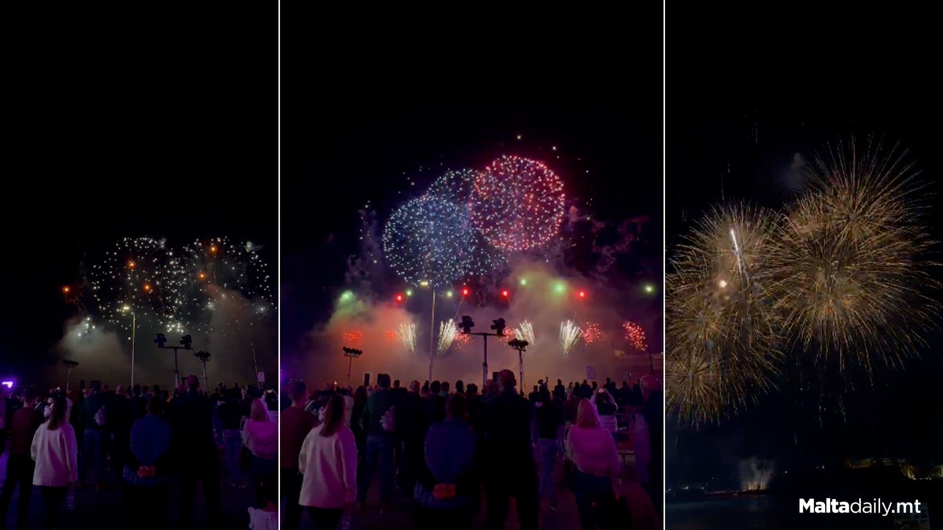 Grand Harbour Lights Up As Malta Fireworks Festival Kicks Off