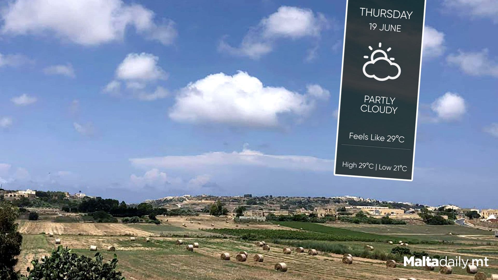 Bright Yet Cloudy Morning In Malta