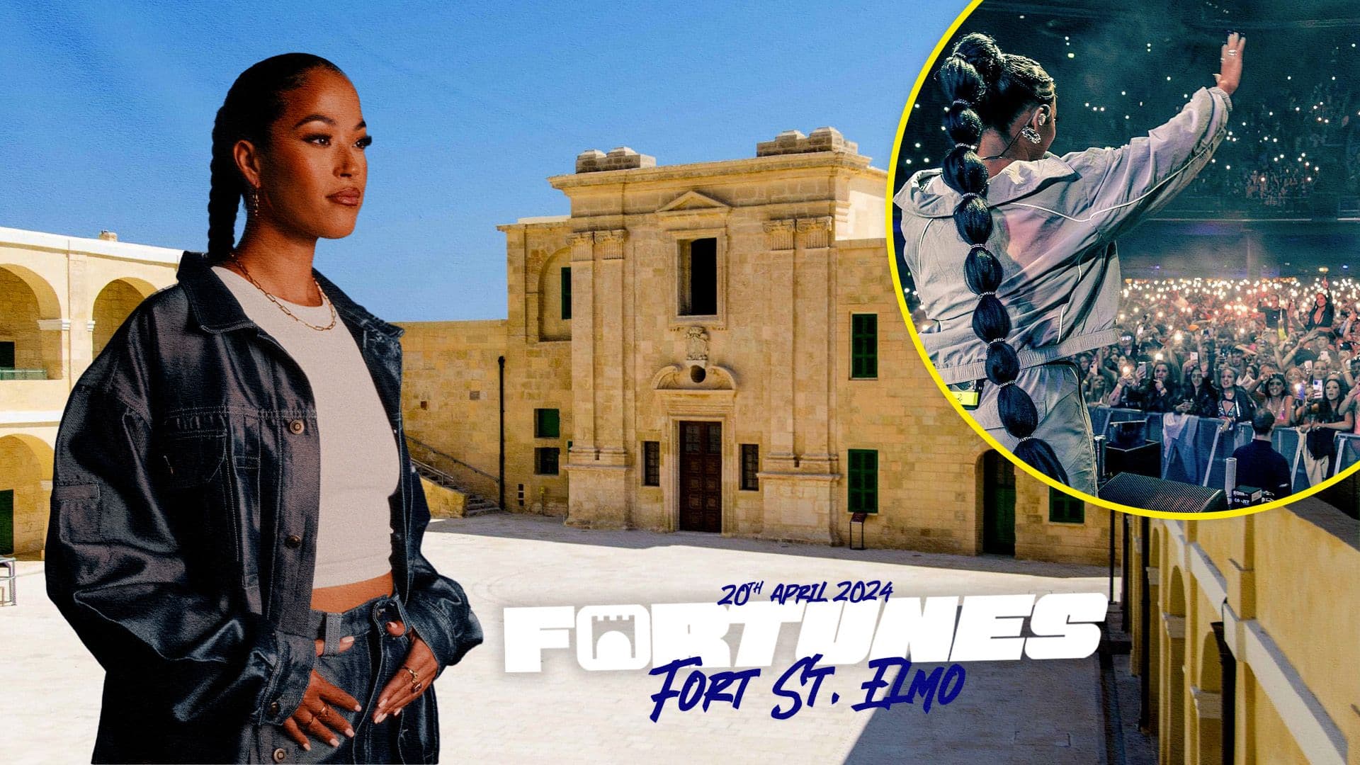 Award-Winning UK Star JAZZY Announced for FORTUNES Festival @ Fort St. Elmo