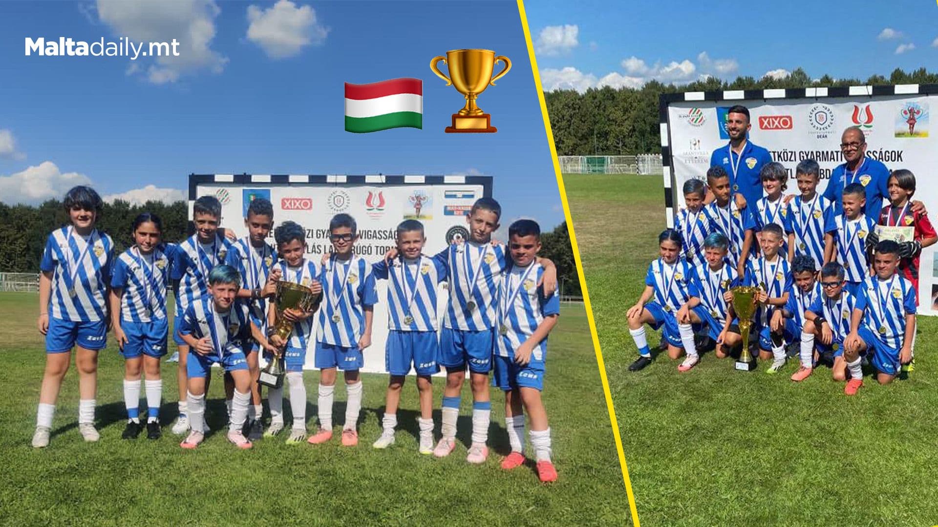 San Ġwann FC Nursery Win Tournament In Hungary